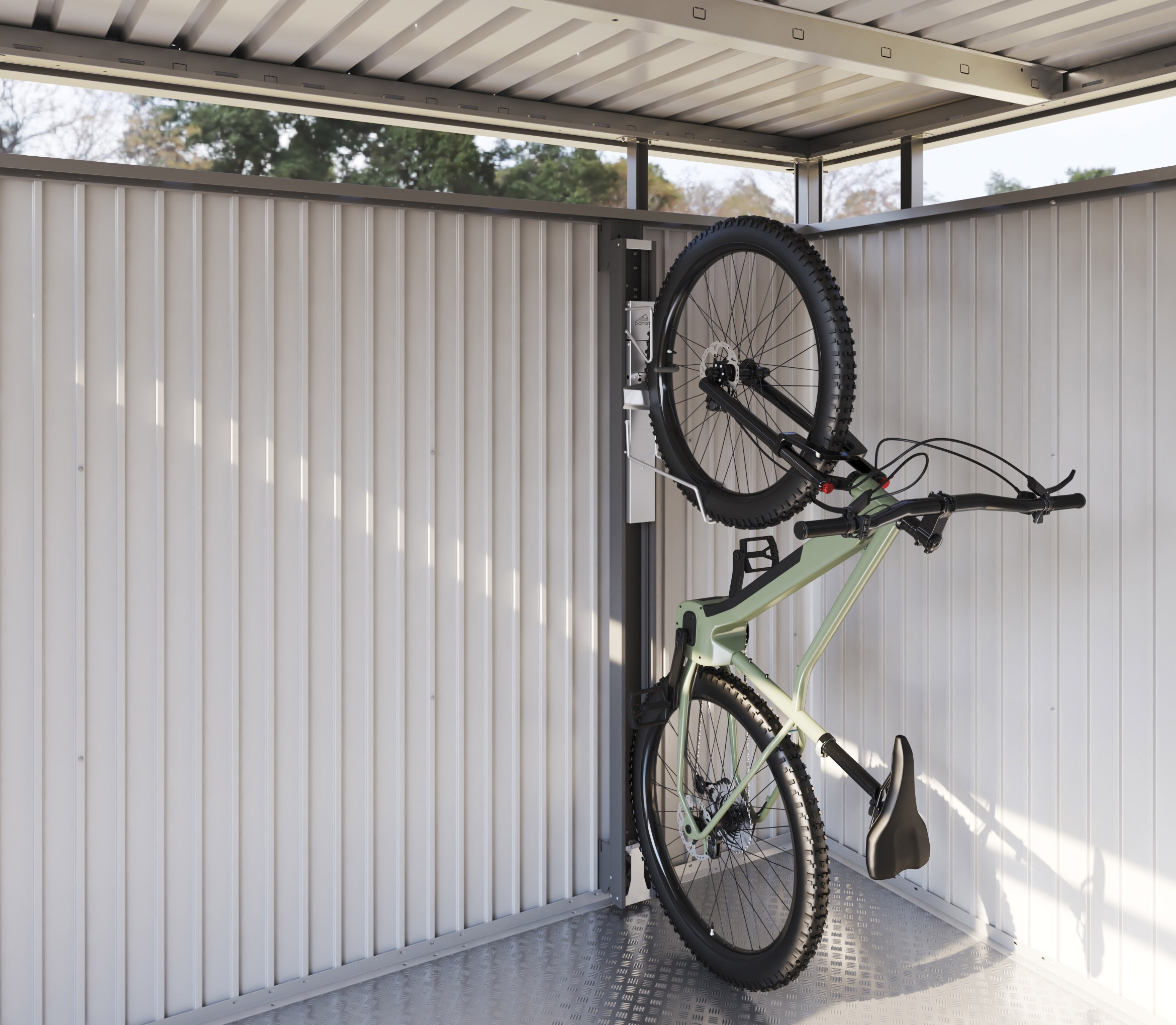 Biohort Fahrradlift »für Gerätehaus« Liftfunktion für Fahrräder mit bis zu 30 kg