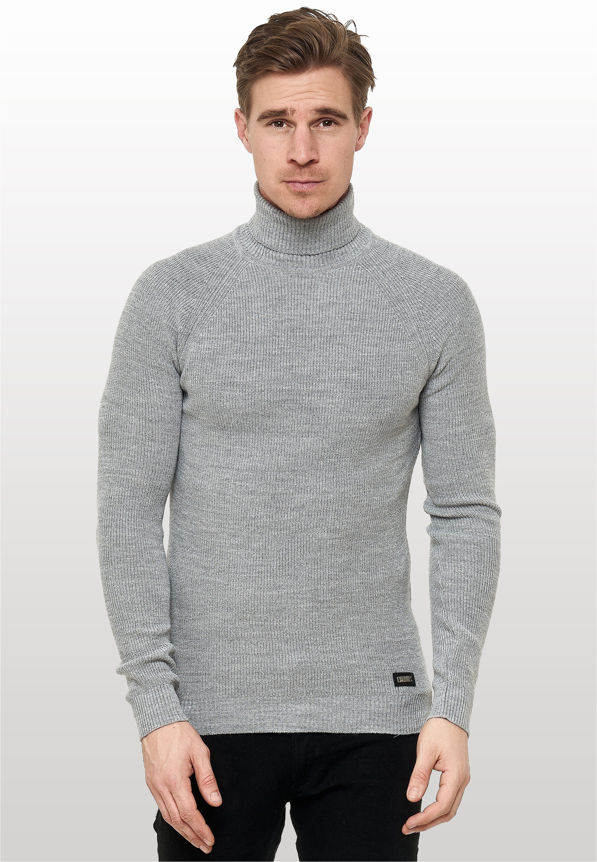 Rusty Neal Rollkragenpullover, mit stilvollem Hochkragen