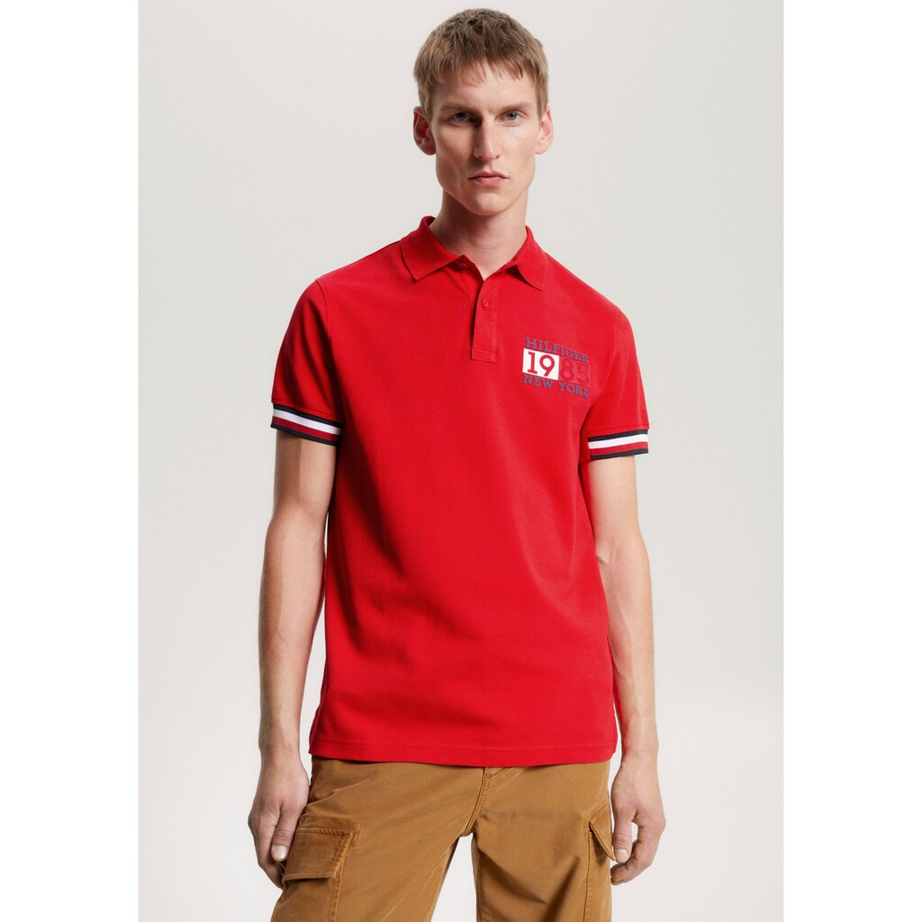 Tommy Hilfiger Poloshirt NEW YORK FLAG SLIM POLO F r BAUR tommy-hilfiger-poloshirt-new-york-flag-slim-polo-f-r-baur