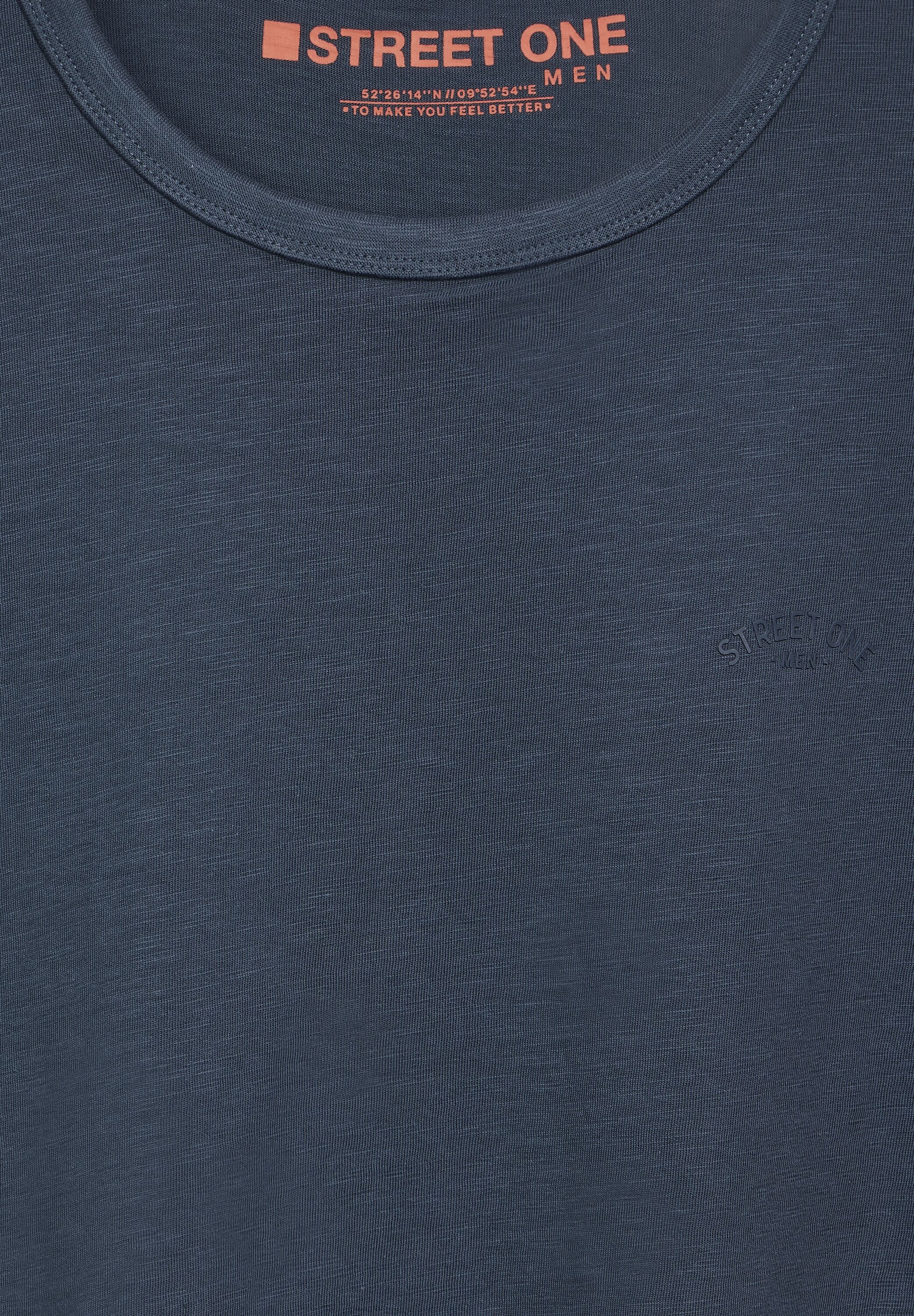 STREET ONE MEN T-Shirt, aus reiner Baumwolle