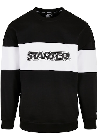 Rundhalspullover »Starter Black Label Herren Starter Block Crewneck«, (1 tlg.)