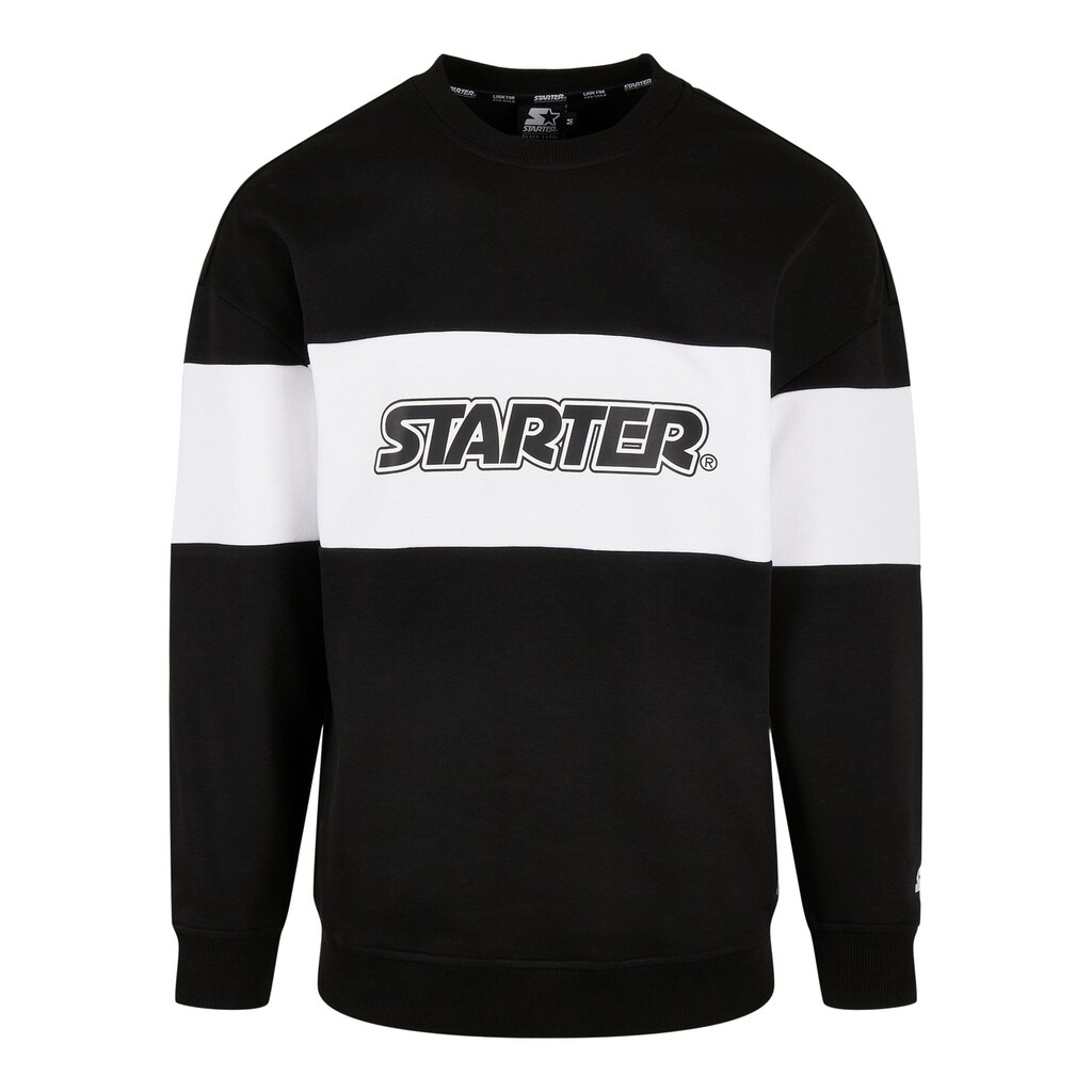 Starter Black Label Rundhalspullover »Starter Black Label Herren Starter Block Crewneck«, (1 tlg.)