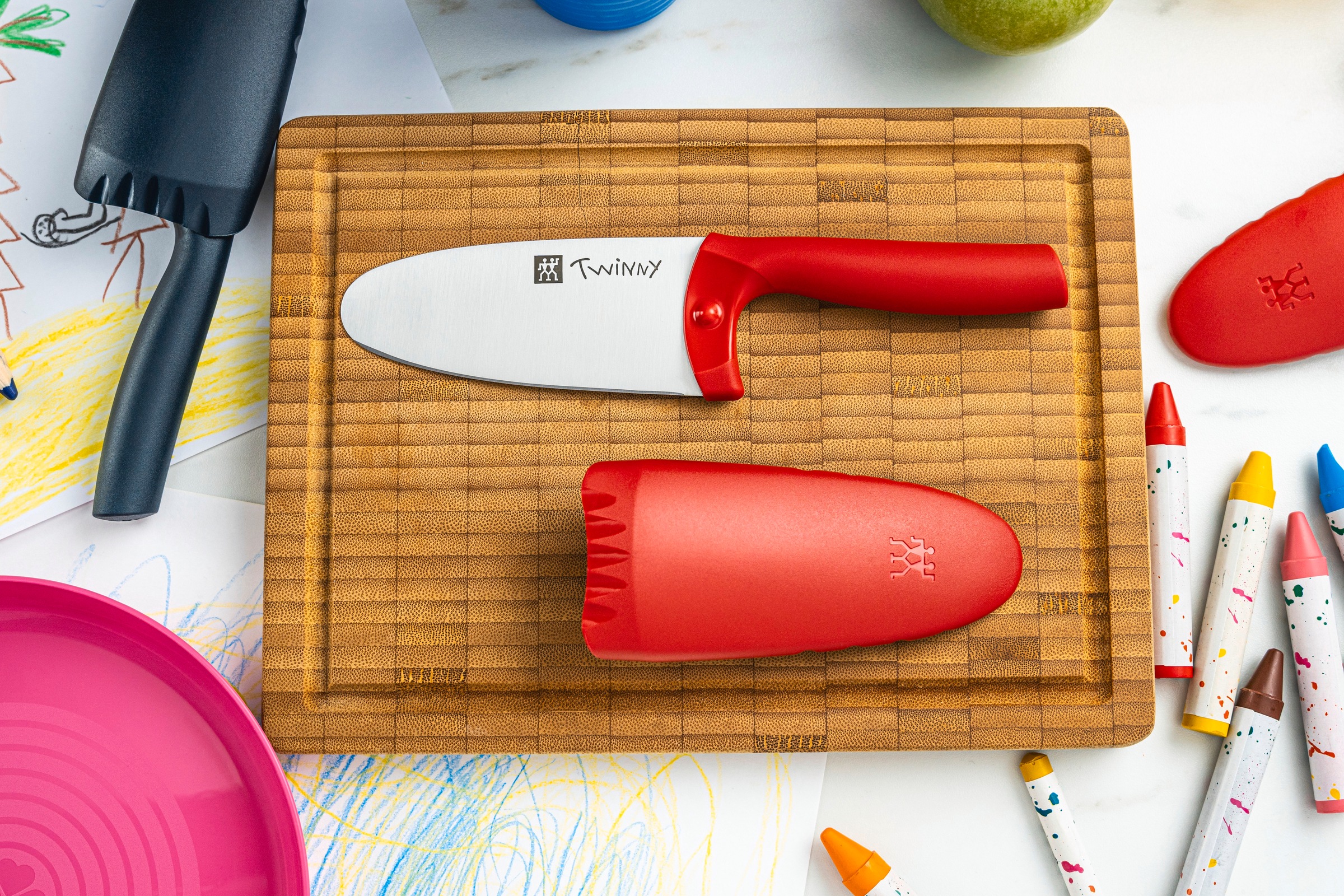 Zwilling Kinderkochmesser "Twinny" abgerundete Klinge, Fingerschutz, für Ki günstig online kaufen