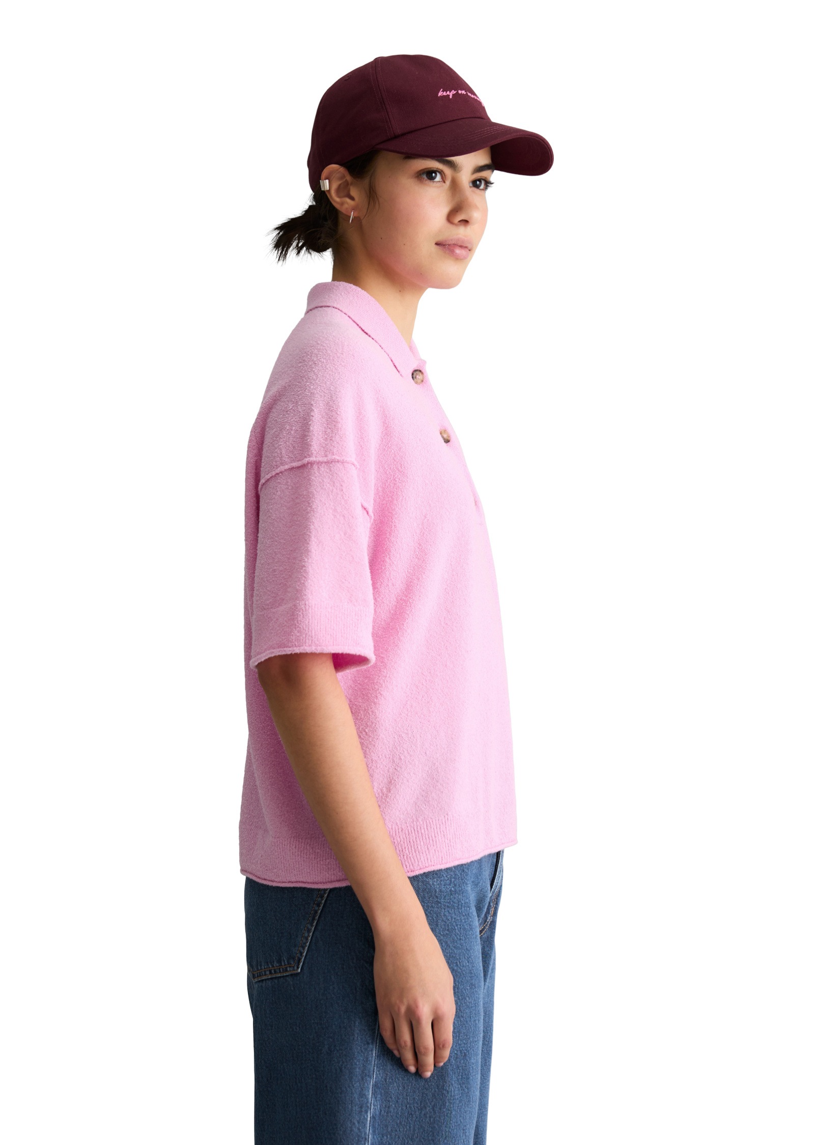 Marc OPolo DENIM Poloshirt "aus Crinkled Organic Cotton-Mix" günstig online kaufen