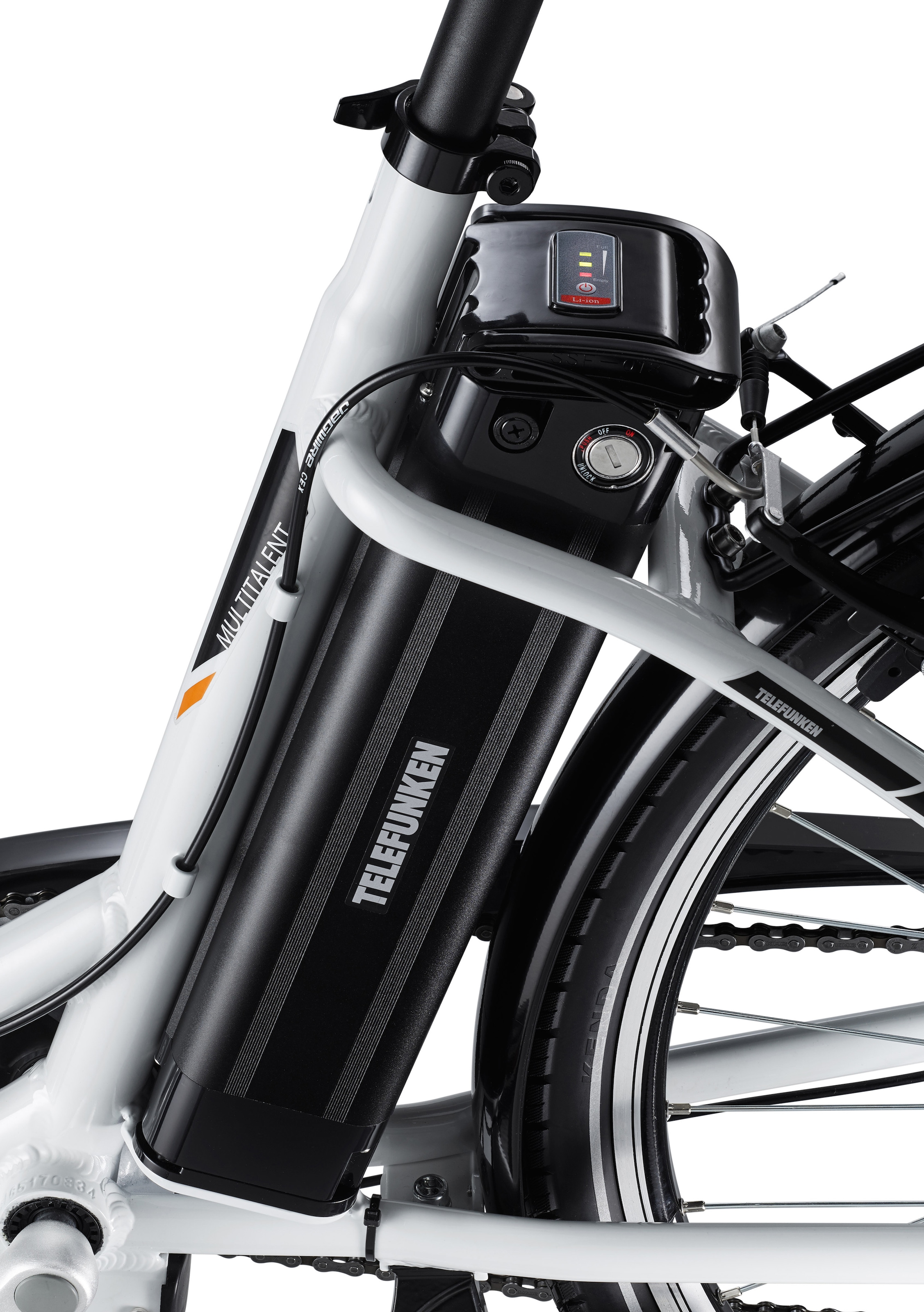 Telefunken E-Bike »Multitalent RC830«, 3 Gang, Shimano, Nexus, Frontmotor 250 W, mit Fahrradkorb