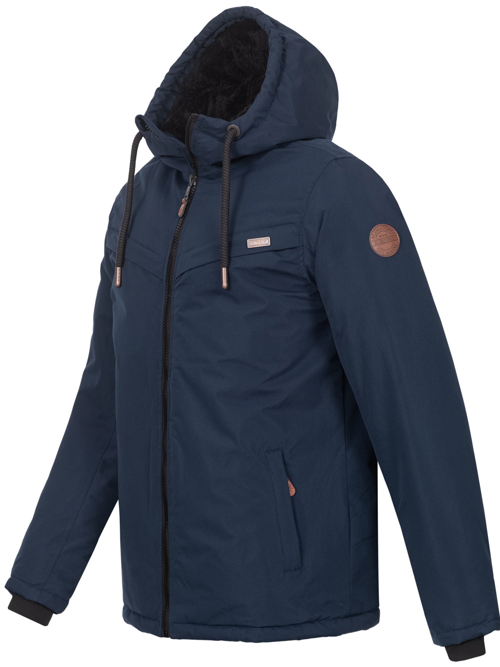 Alessandro Salvarini Winterjacke »ASLighty«, innen komplett mit warmem Teddyfell