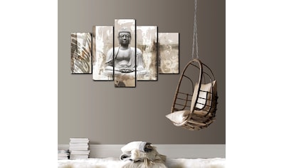 Leinwandbild »Buddha XXL«, (Set, 5 St.)