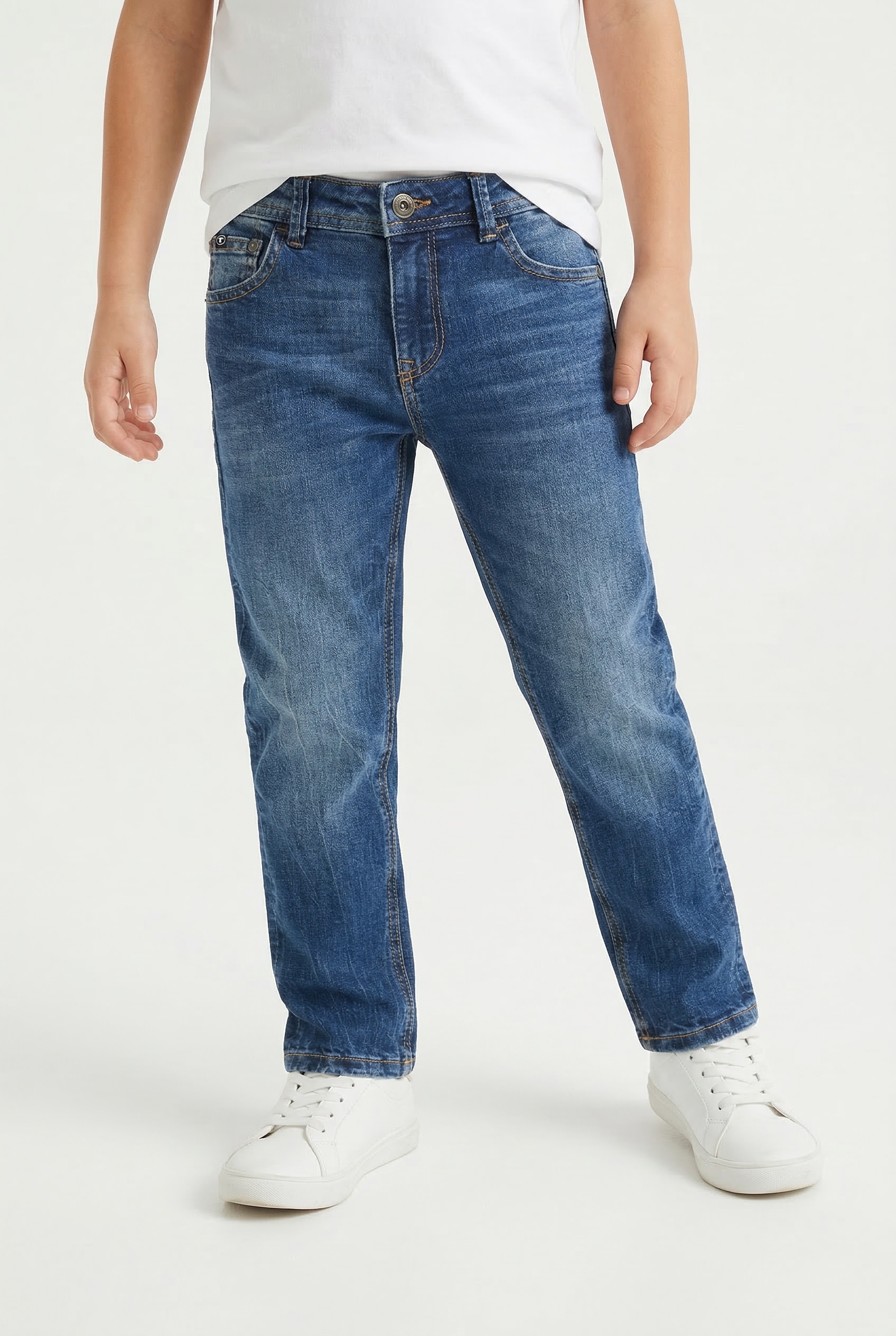 TOM TAILOR 5-Pocket-Jeans "JOHN" mit starker Waschung