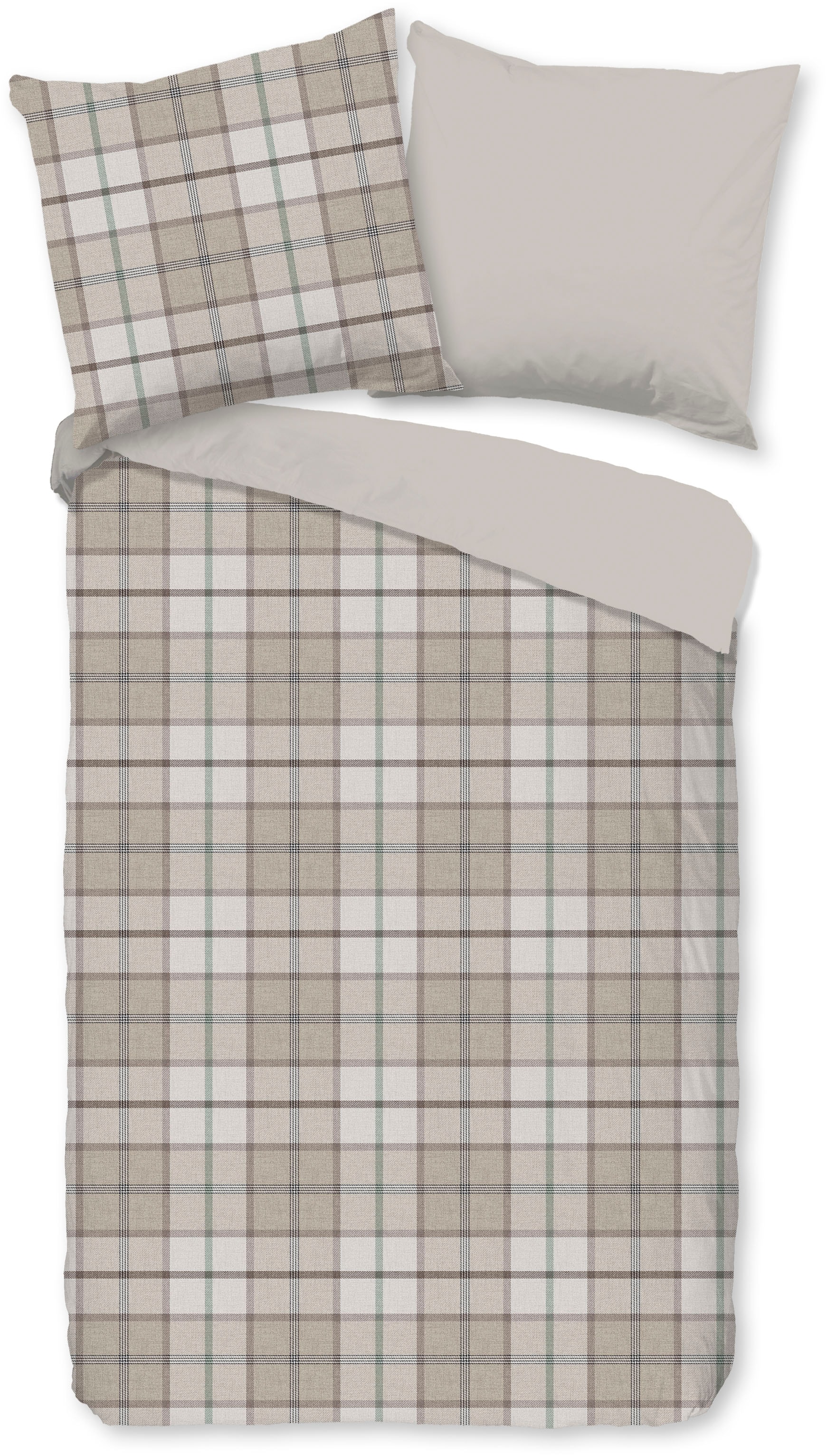 good morning Wendebettwäsche "Bernardus" 3 Stk. Flanell, Biber, Winter, War günstig online kaufen