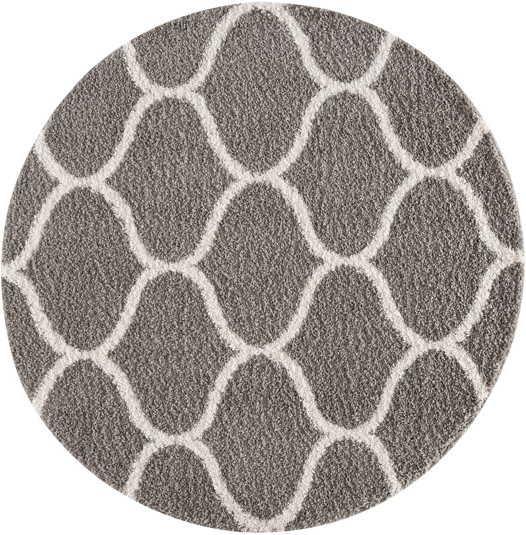 Sanat Hochflor-Teppich "Madrid, auch in Rund erhältlich" rund 30 mm Höhe Wohnzimmer, Langflor, Shaggy Teppich