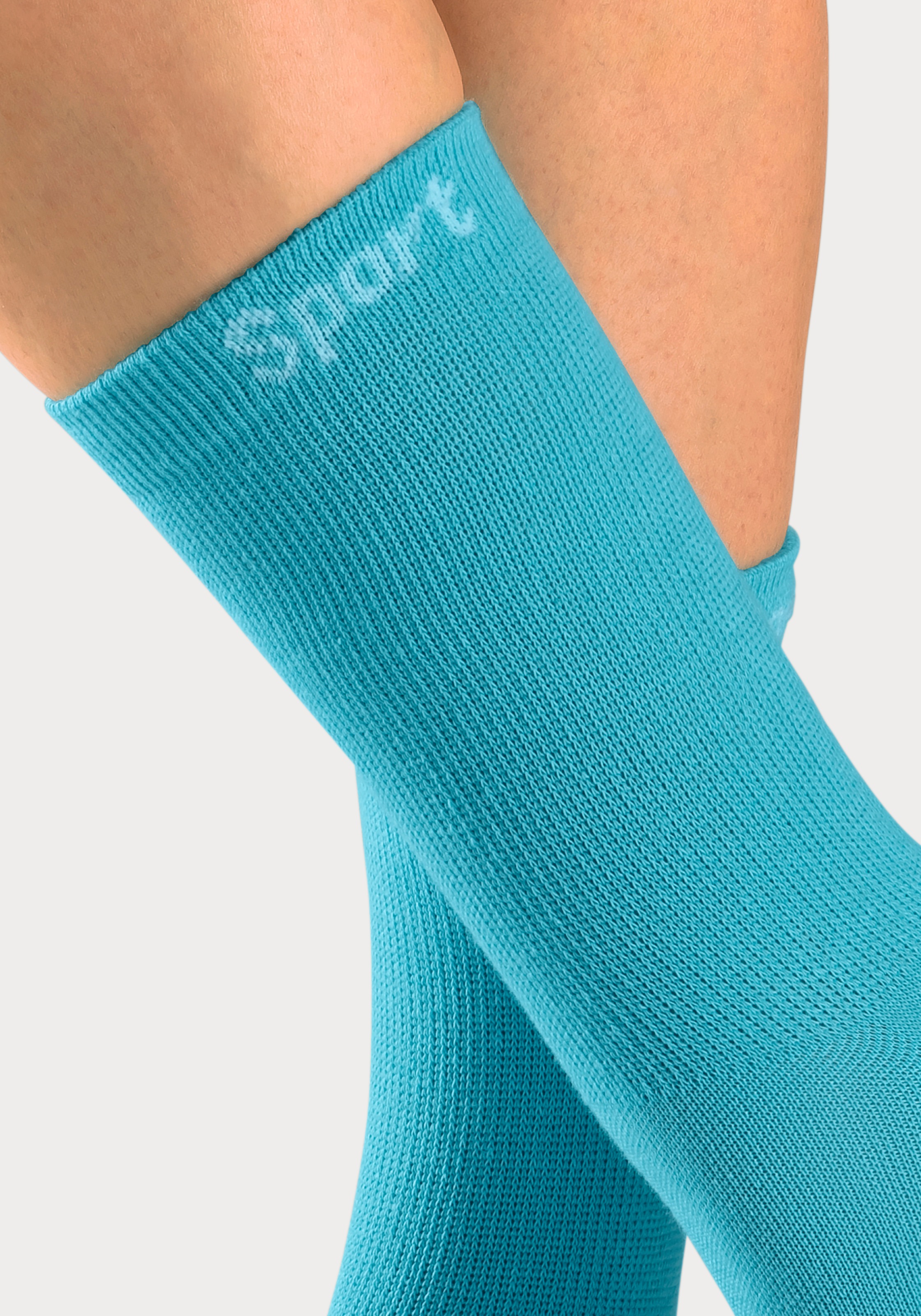 Bench. Sportsocken, (Packung, 6 Paar), mit antibakterieller Feuchtigkeitsregulierung