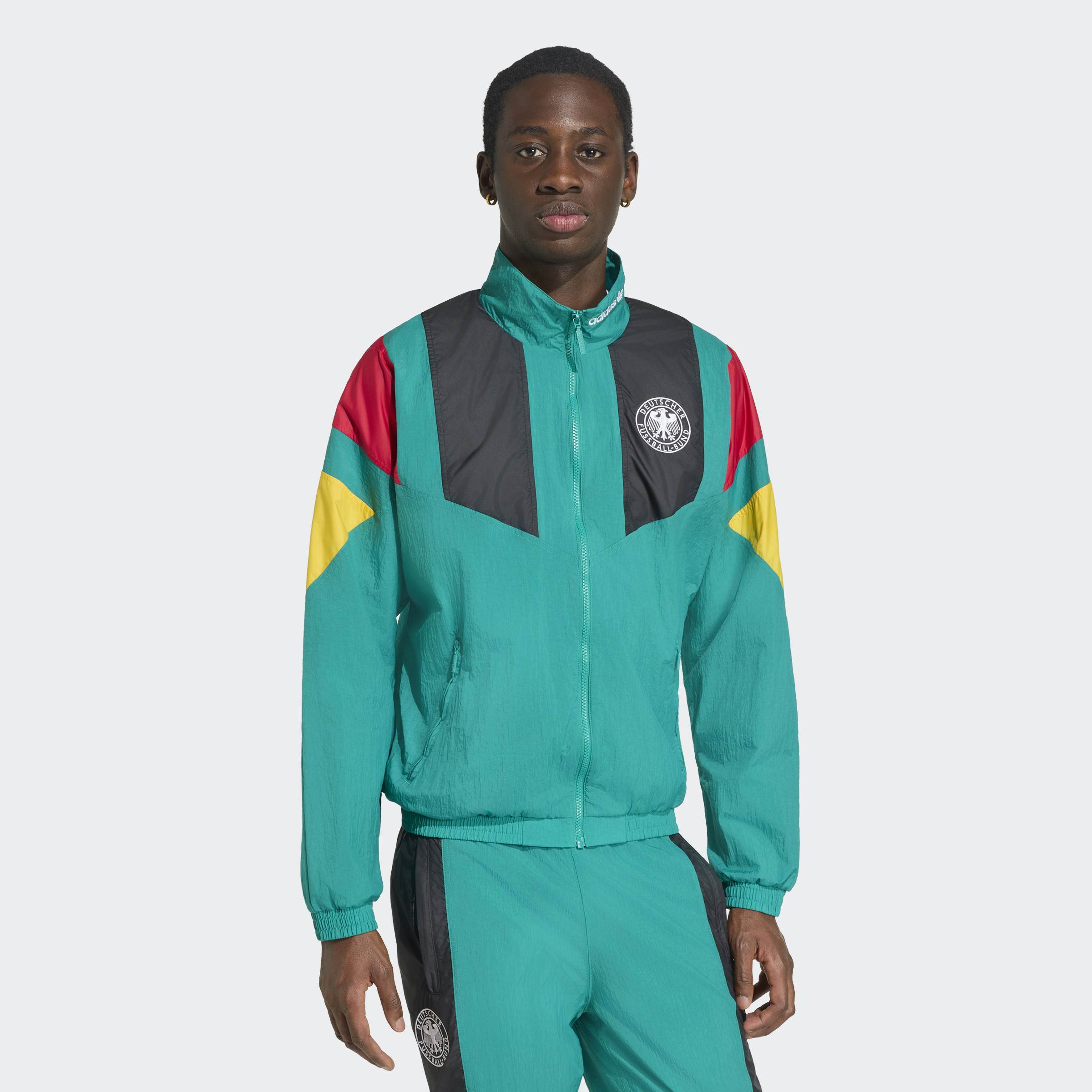 adidas Performance Trainingsjacke "DEUTSCHLAND EQT" mit hohem Kragen, lockere Passform, mit Reißverschluss