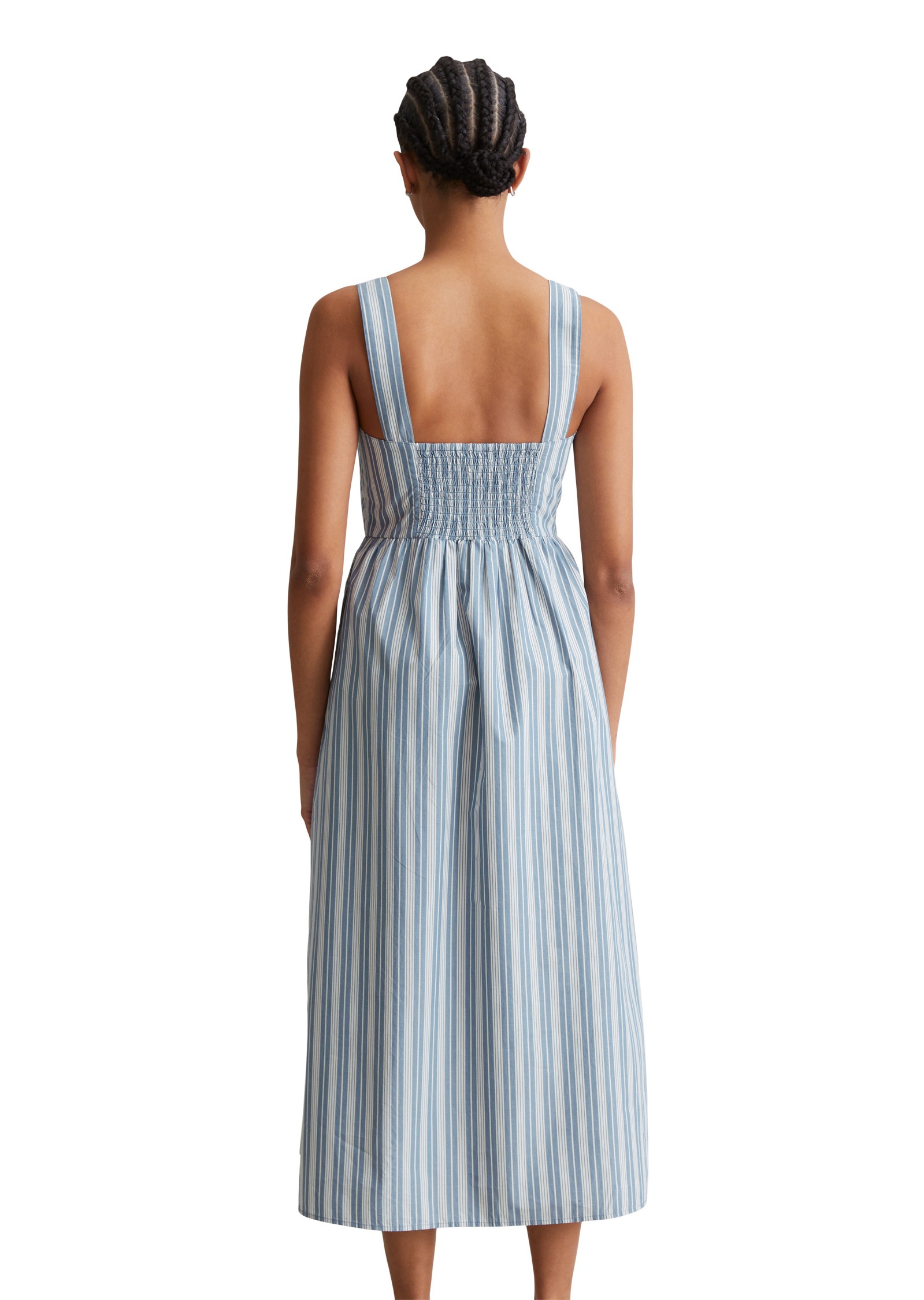 Marc O'Polo DENIM Midikleid »aus Papertouch-Popeline«