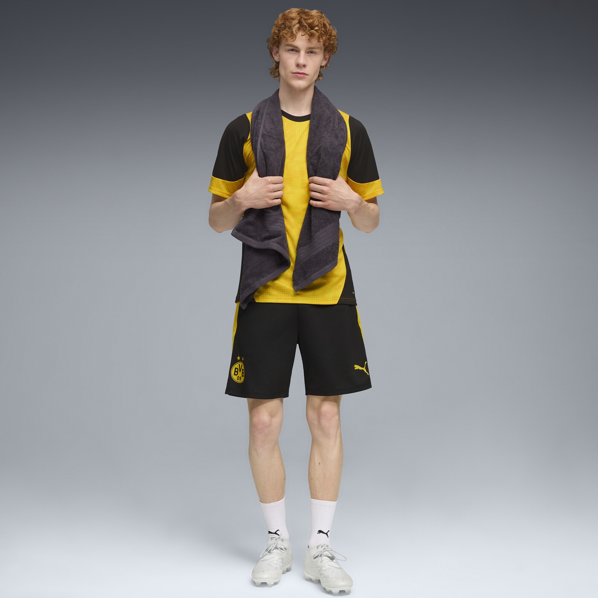 PUMA Sporthose »Borussia Dortmund Trainingsshorts Herren«