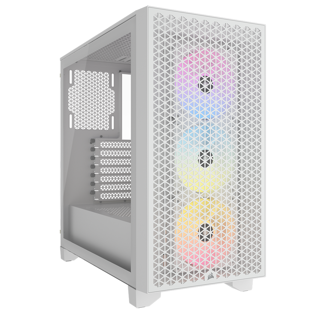 Corsair PC-Gehäuse »3000D RGB Airflow Tempered Glass Mid-Tower, White«, RGB