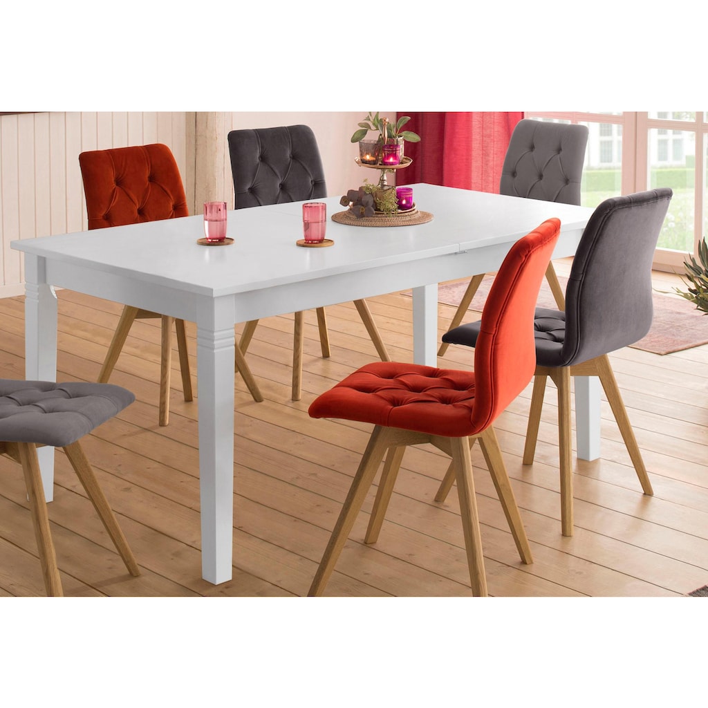 Wohnen Tische Home affaire Esstisch »Danuta«, in 3 verschiedenen Farben und Größen mit Auszugsfunktion. 