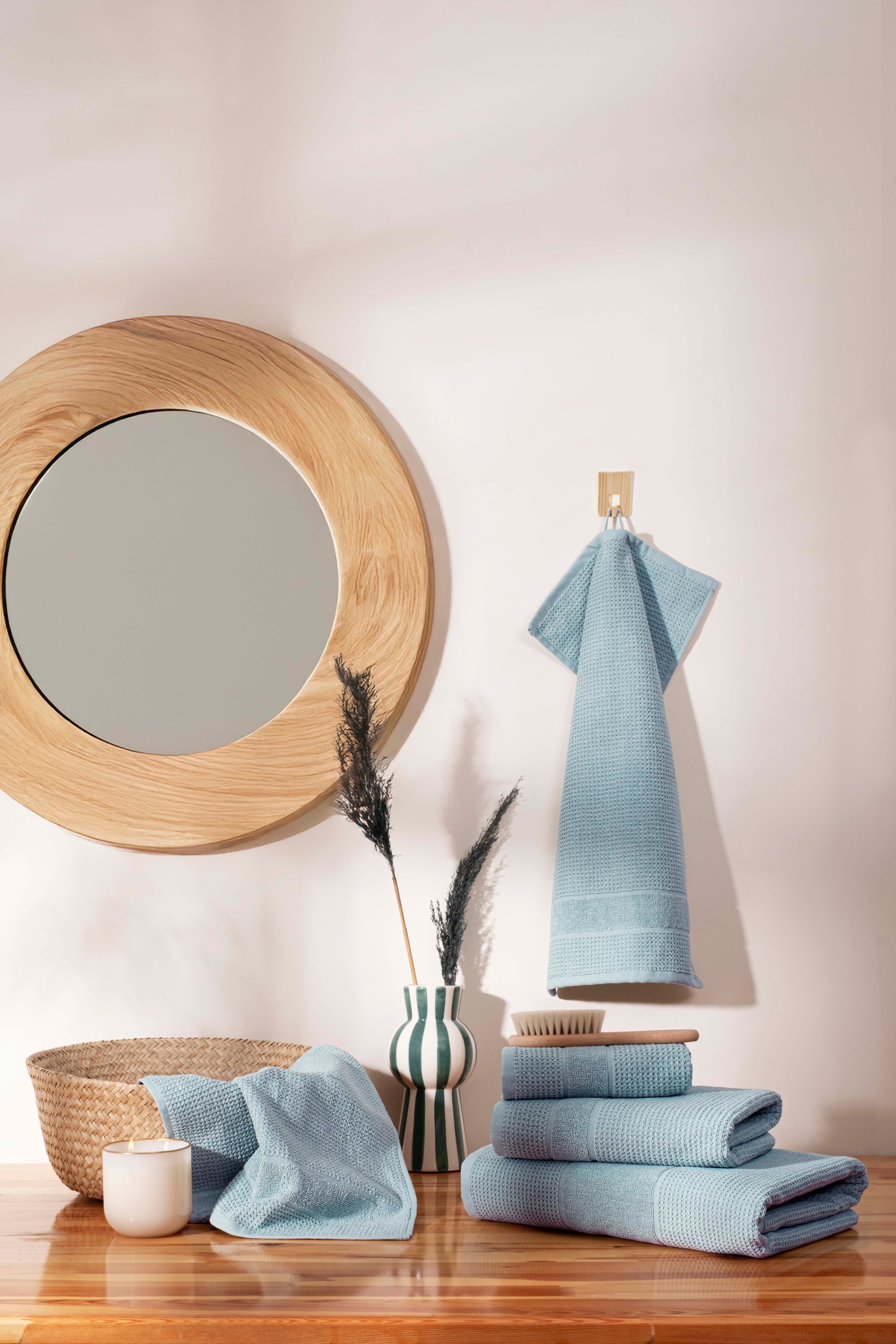 my home "Kimi, Duschtuch, Handtücher und Gästetücher" Set 5 Walkfrottee 100 günstig online kaufen