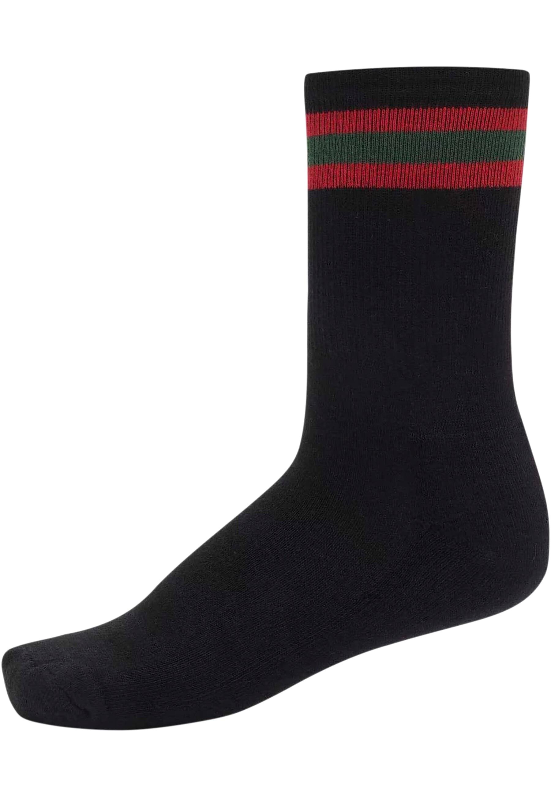 URBAN CLASSICS Basicsocken »Urban Classics Unisex Stripy Sport Socks 2-Pack«, (1 Paar)