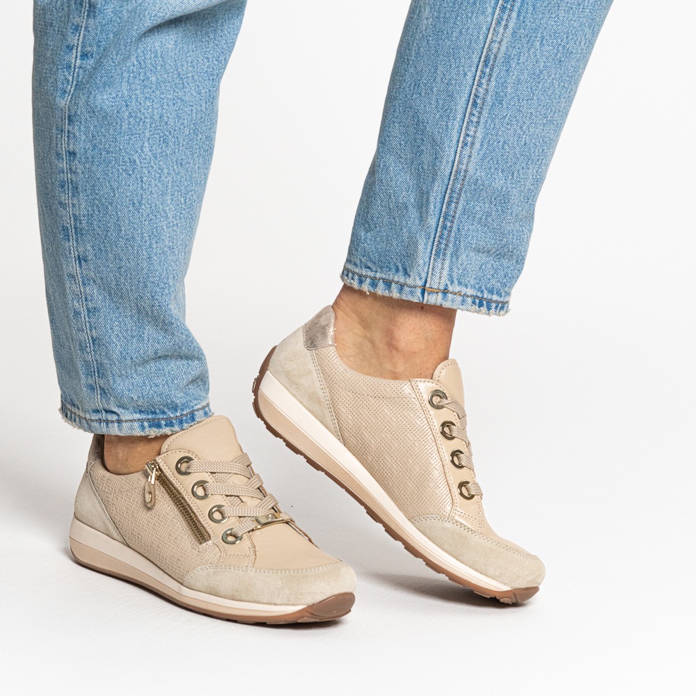 Ara Keilsneaker »OSAKA«  , Freizeitschuh, Halbschuh, Schnürer in Komfortweite H (= sehr weit)