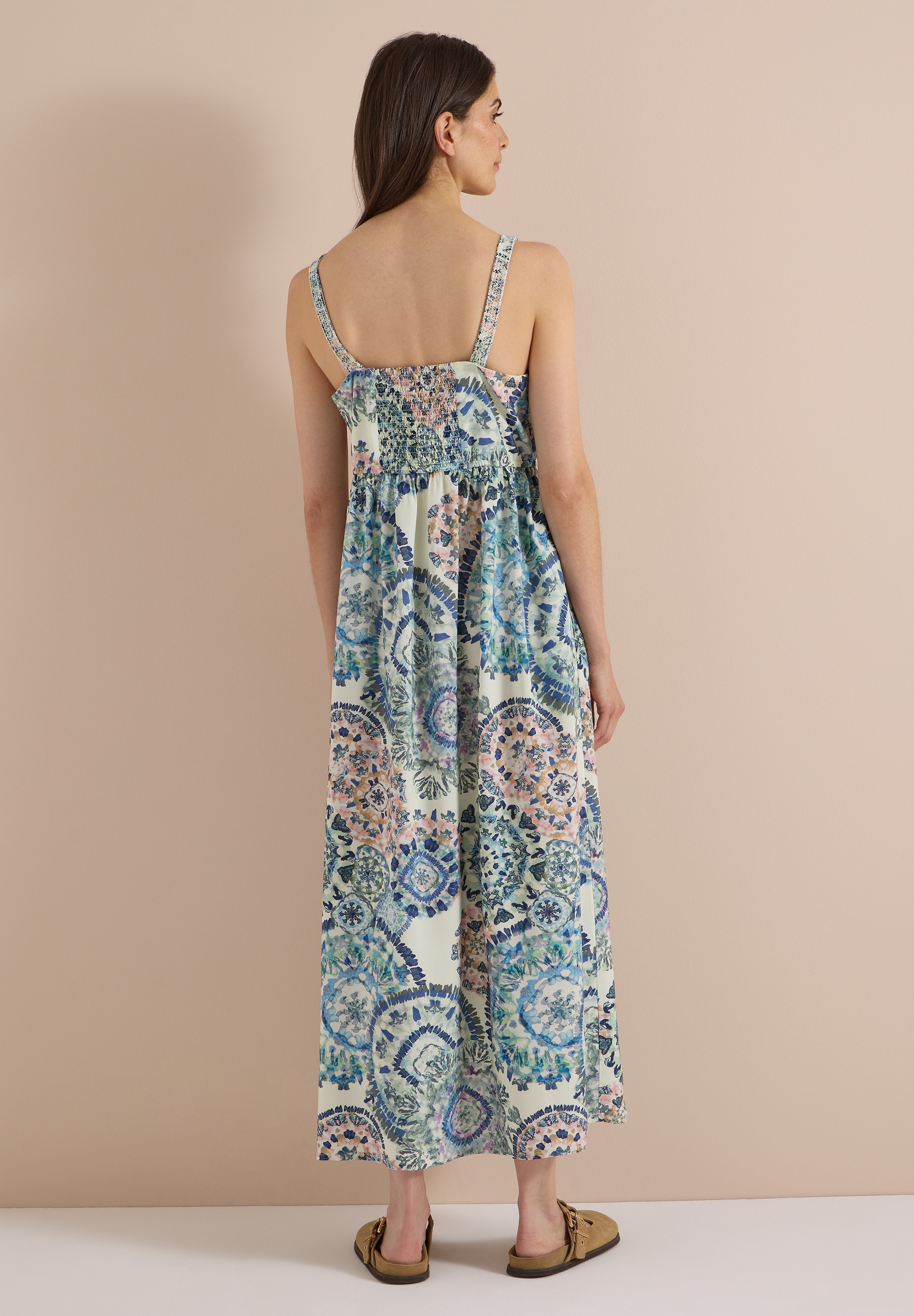 Cecil Maxikleid Ohne Taschen mit allover Print