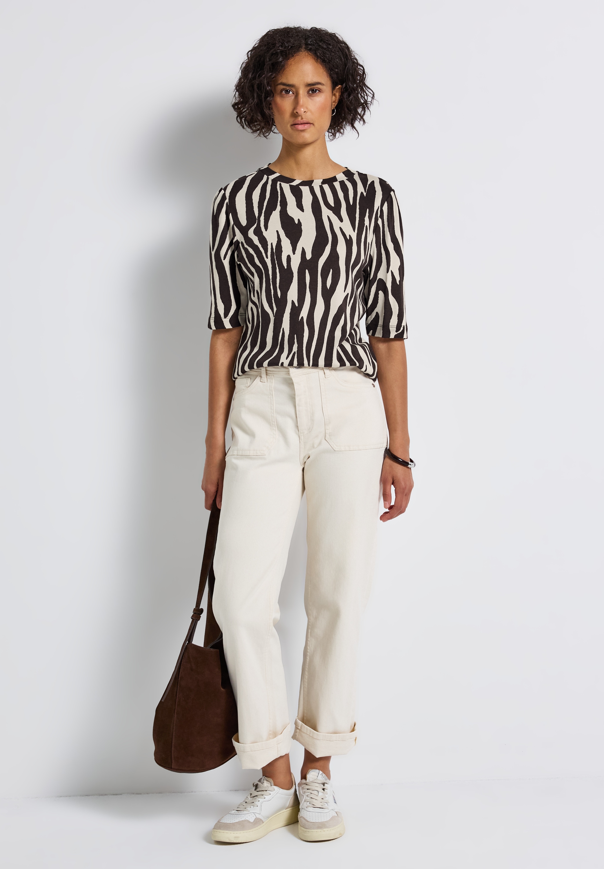 STREET ONE Print-Shirt, mit Animal-Print