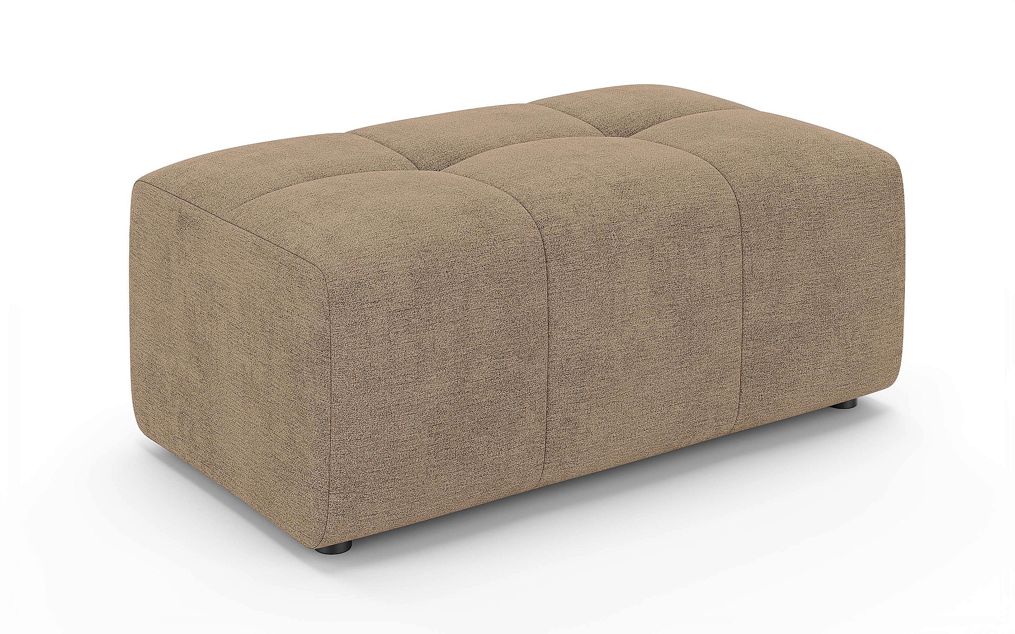 OTTO home Polsterhocker »AVVELLA Sitzhocker passend zum Sofa, Breite 105 cm, Cord oder Struktur« mit hochelastischer Schaum und Wellenunterfederung