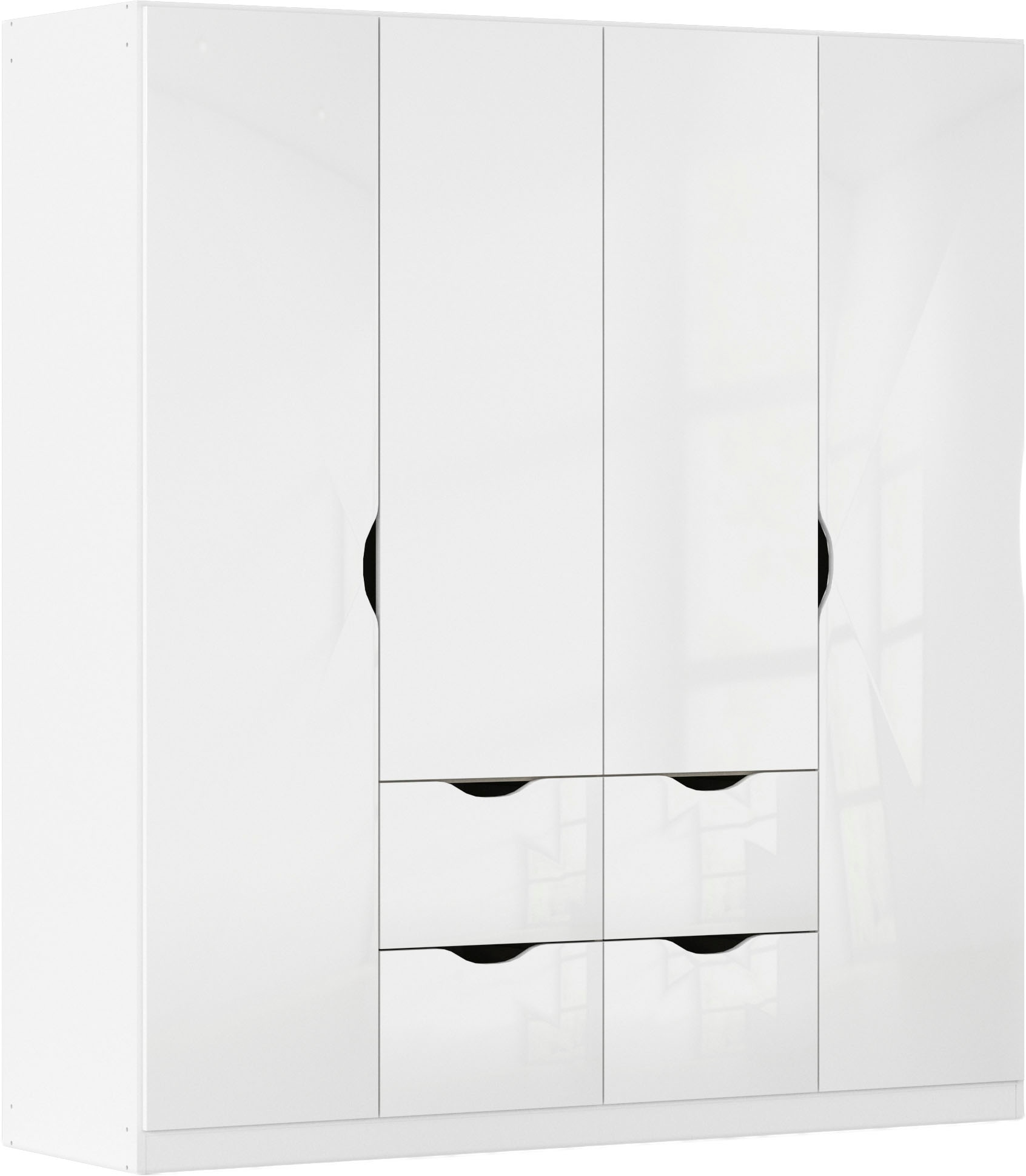 rauch Kleiderschrank "Freiham" mit Griffmulden und Schubkästen günstig online kaufen