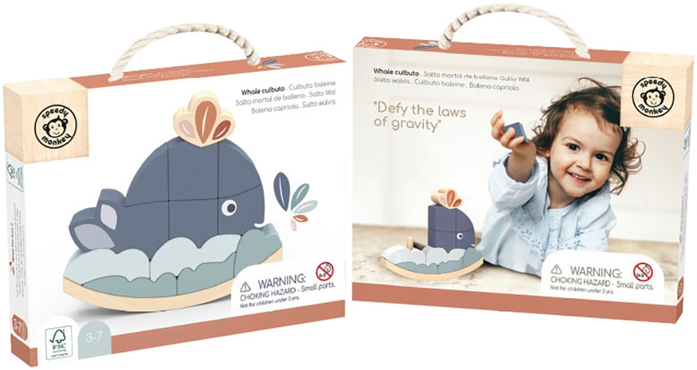 speedy monkey Spiel »Salto Wal« aus Holz, FSC® - schützt Wald