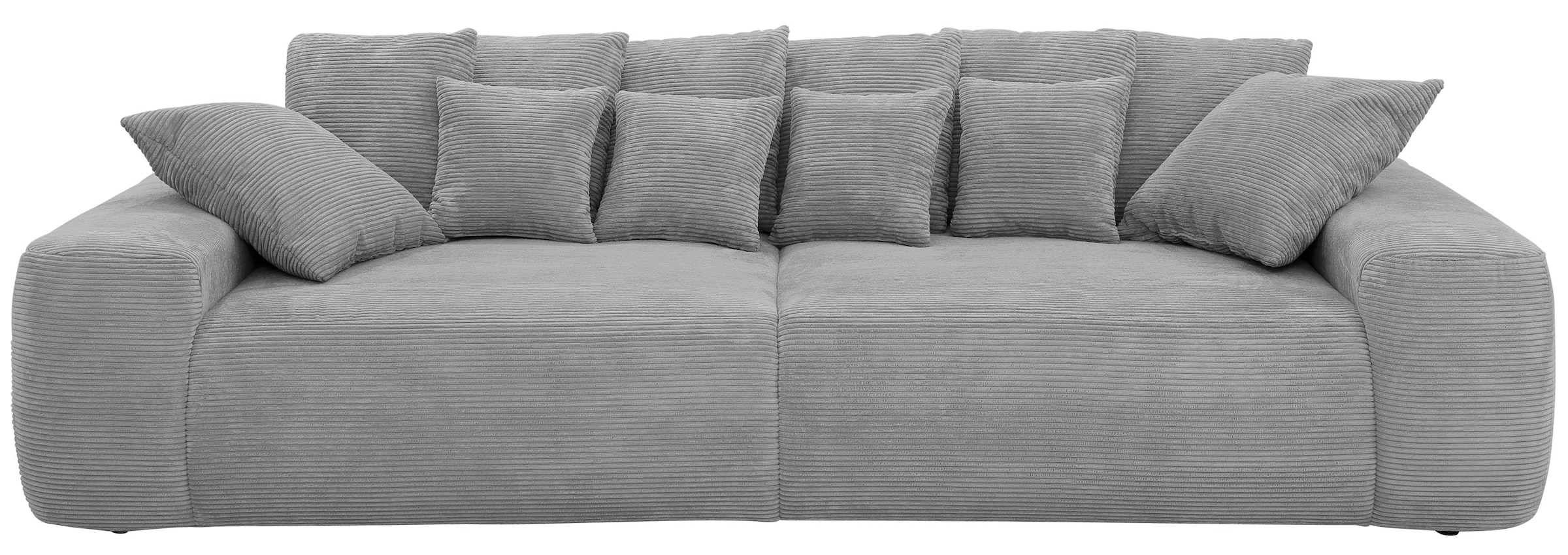 Home affaire Big-Sofa »Glamour«, Boxspringfederung, Breite 302 cm, Lounge Sofa mit vielen losen Kissen