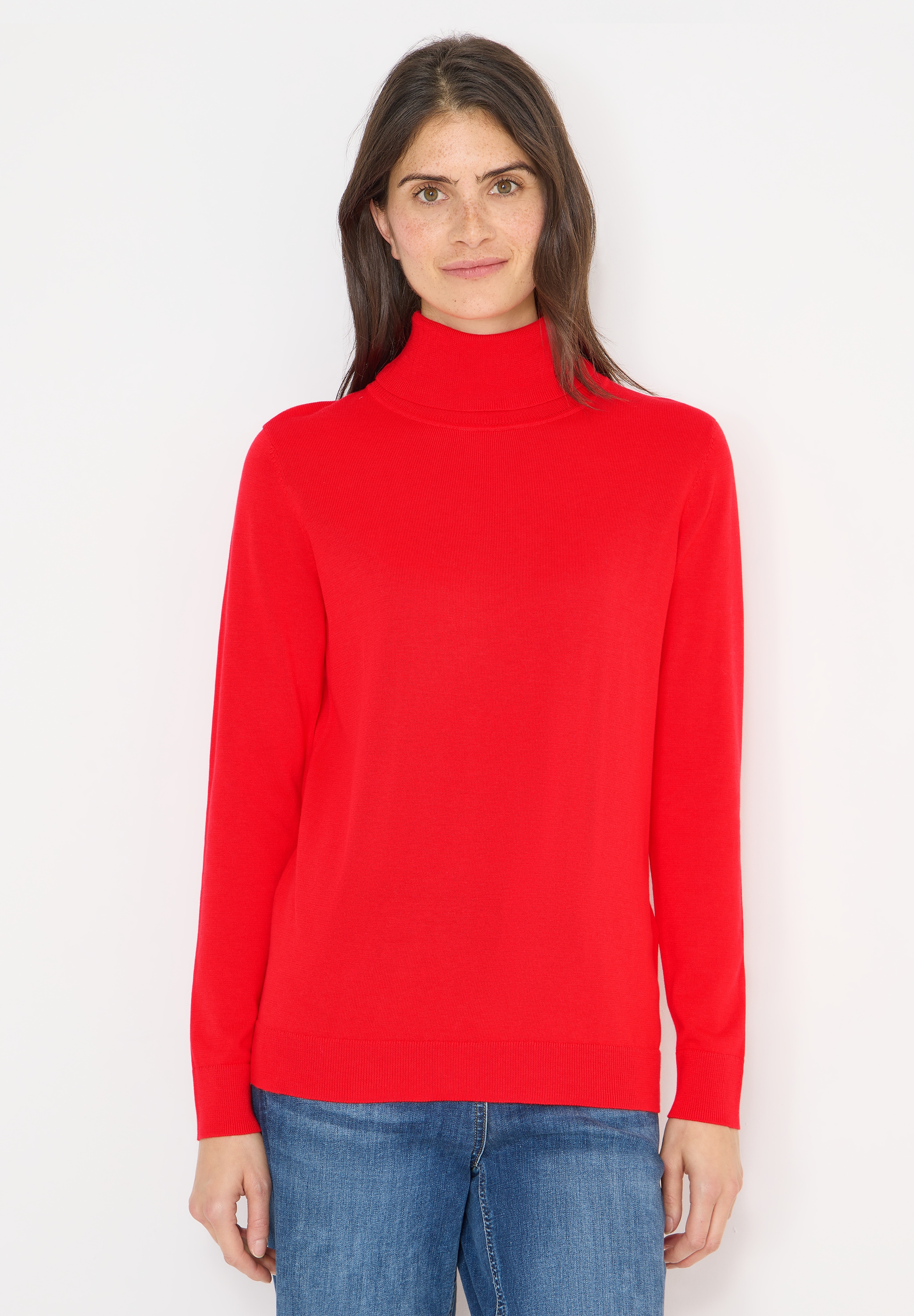 Cecil Rollkragenpullover in Unifarbe günstig online kaufen