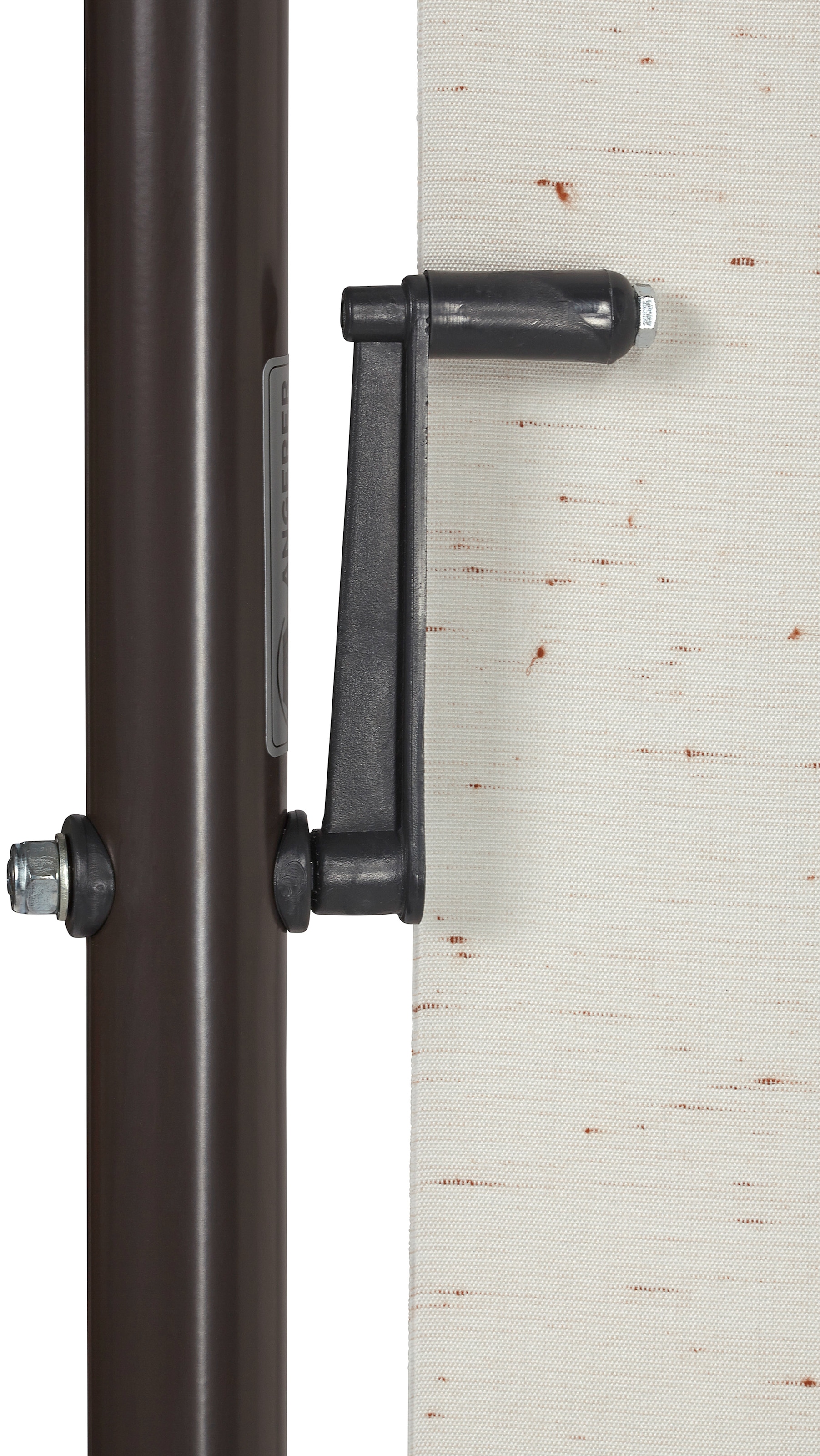 Angerer Freizeitmöbel Klemm-Senkrechtmarkise, beige/braun, BxH: 120x225 cm