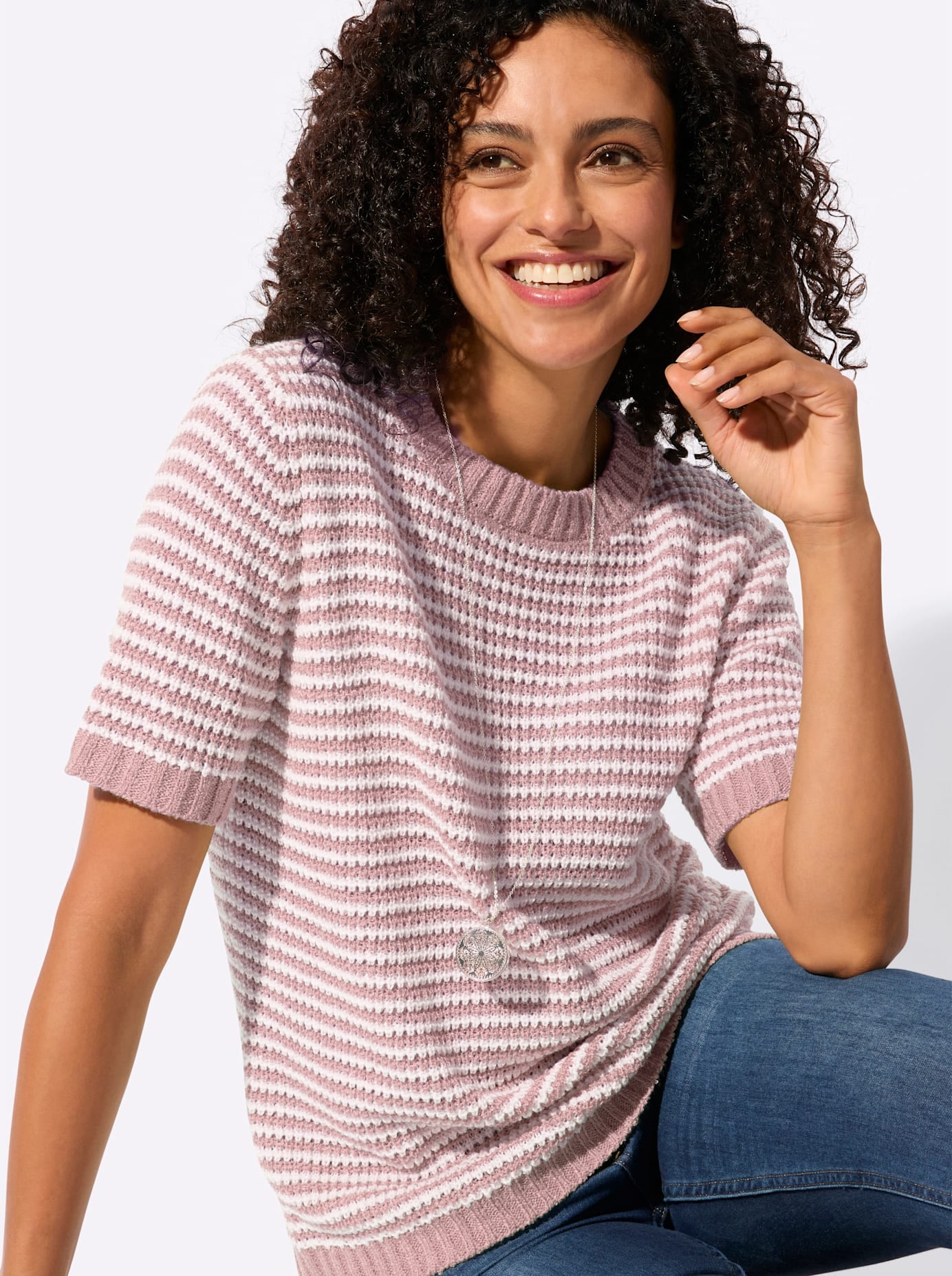 Casual Looks Kurzarmpullover »Kurzarm-Pullover«