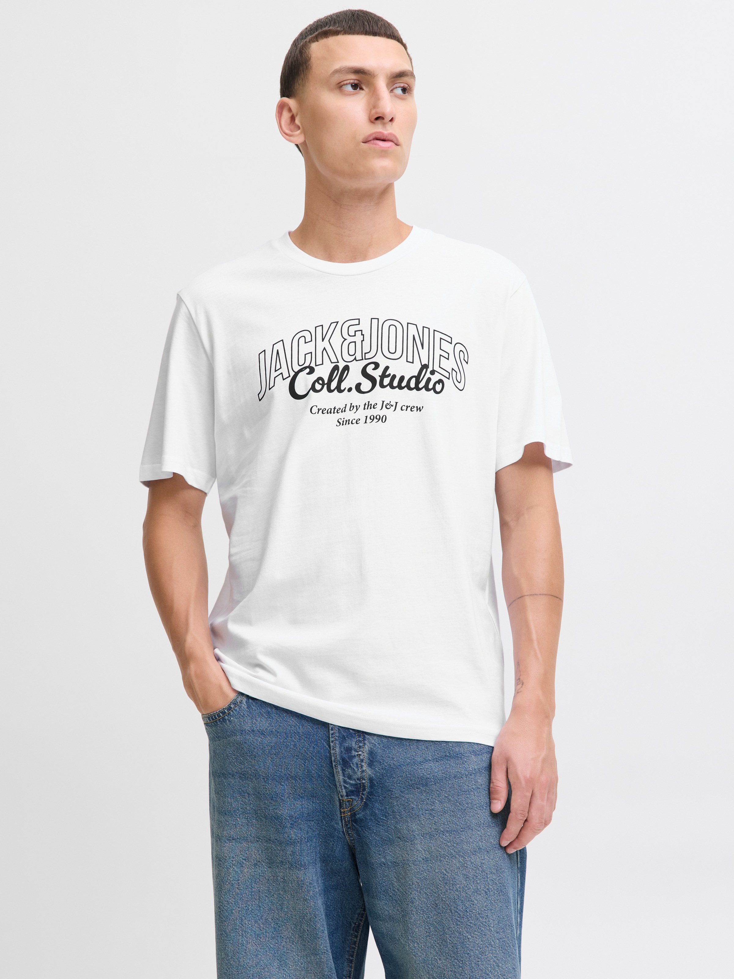 Jack & Jones Kurzarmshirt "JJMAKOTO TEE SS CREW NECK 3PK MP", (Packung, 3 t günstig online kaufen