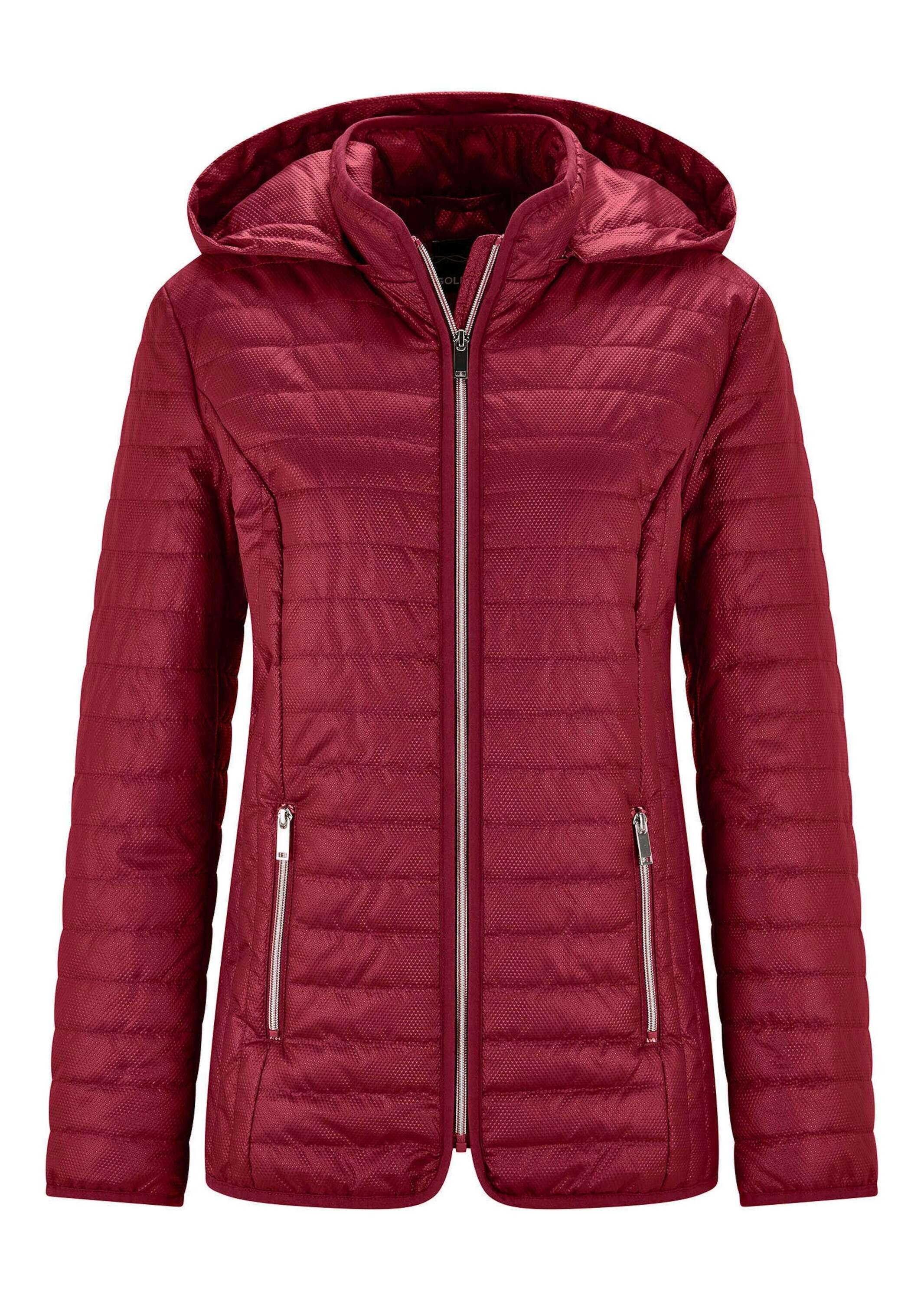GOLDNER Steppjacke "Kapuzenjacke mit Stehkragen" Sportive Steppjacke mit leichter Wattierung