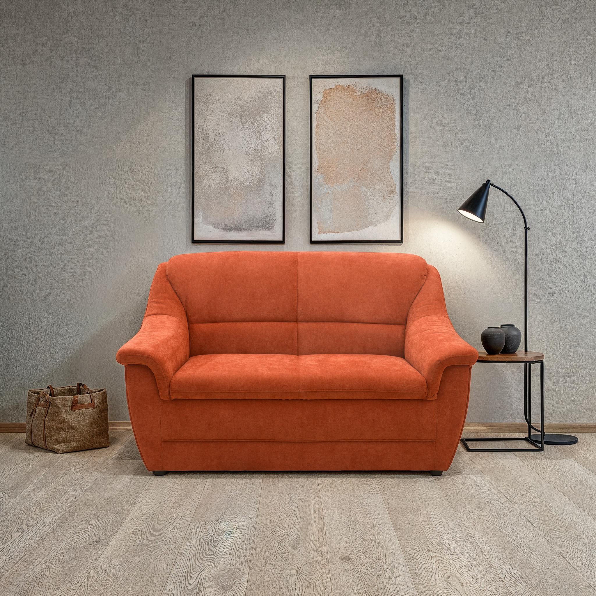 DOMO collection 2-Sitzer "Lale, zeitloses und komfortables Sofa, bequeme Ar günstig online kaufen