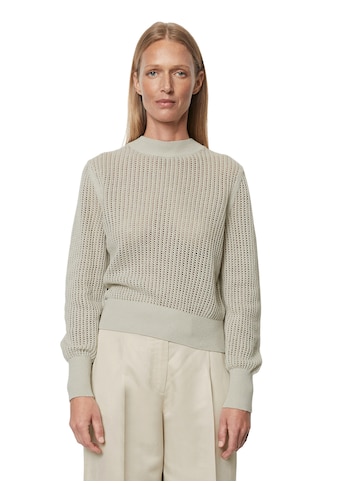 Stehkragenpullover »aus Organic Cotton-Leinen-Mix«