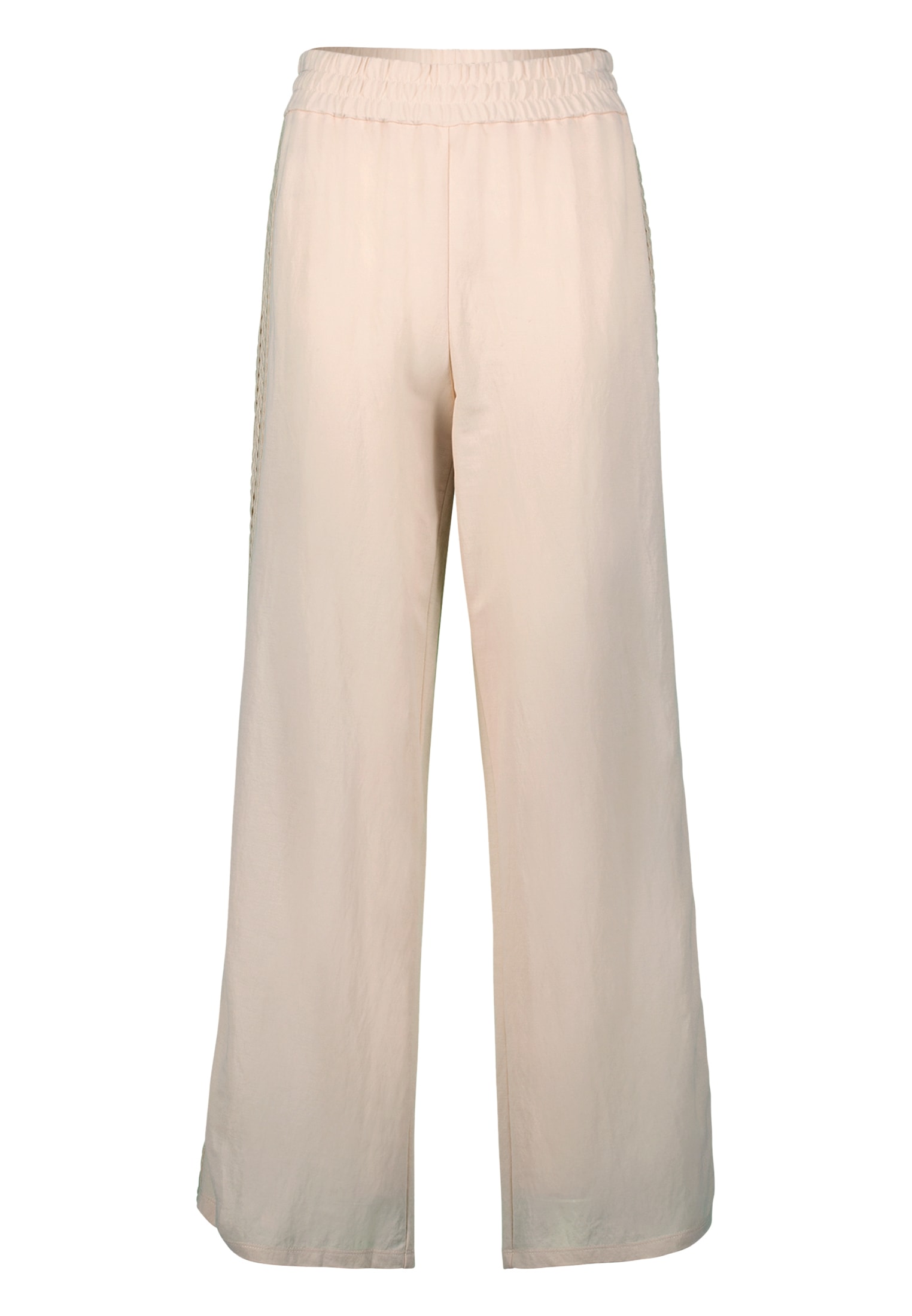 Zero Stoffhose »zero Hose weites Bein Ajourbordüre 28 Inch«, Lochmuster