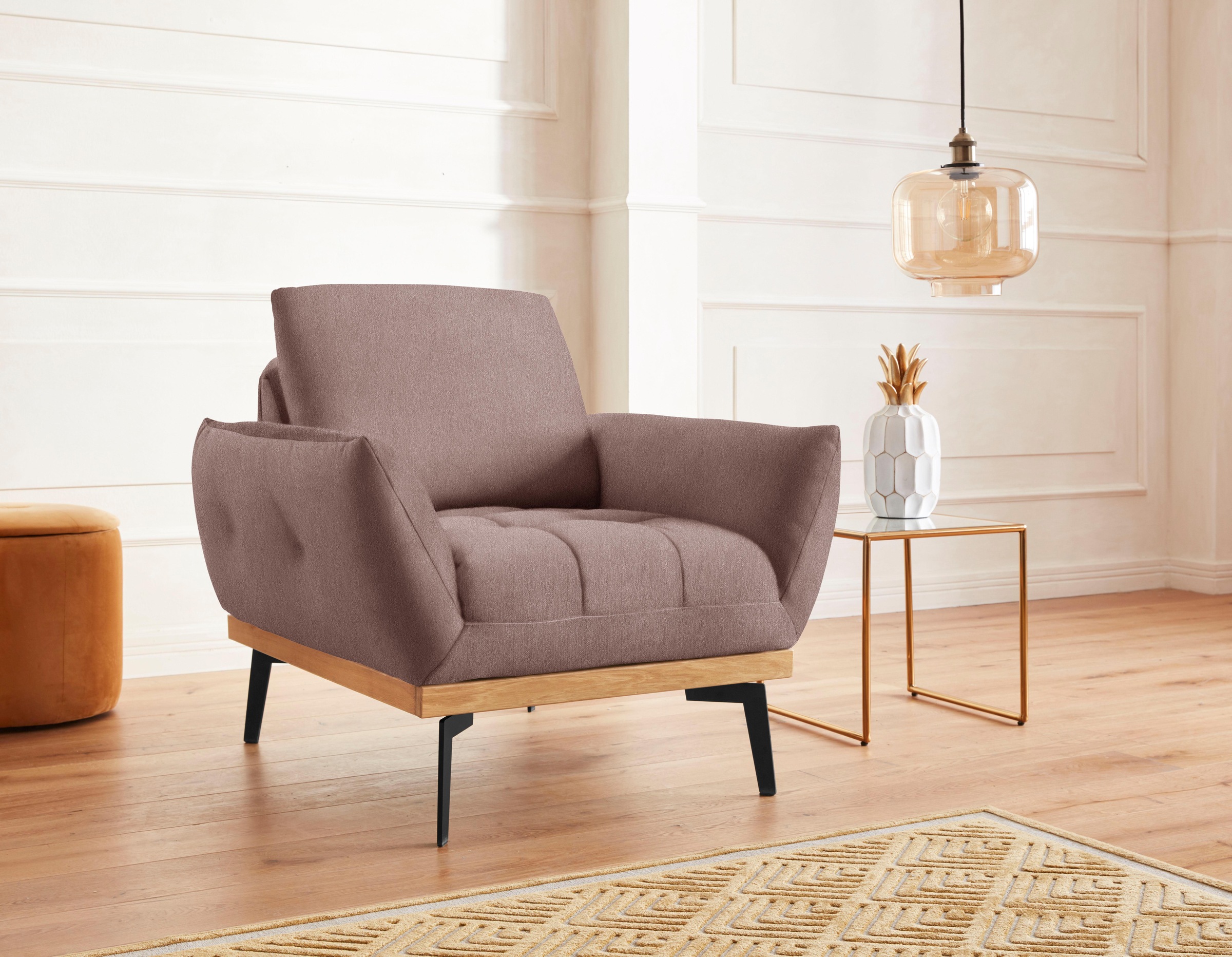 exxpo - sofa fashion Sessel "Palic, Loungesessel", inklusive Rückenverstell günstig online kaufen