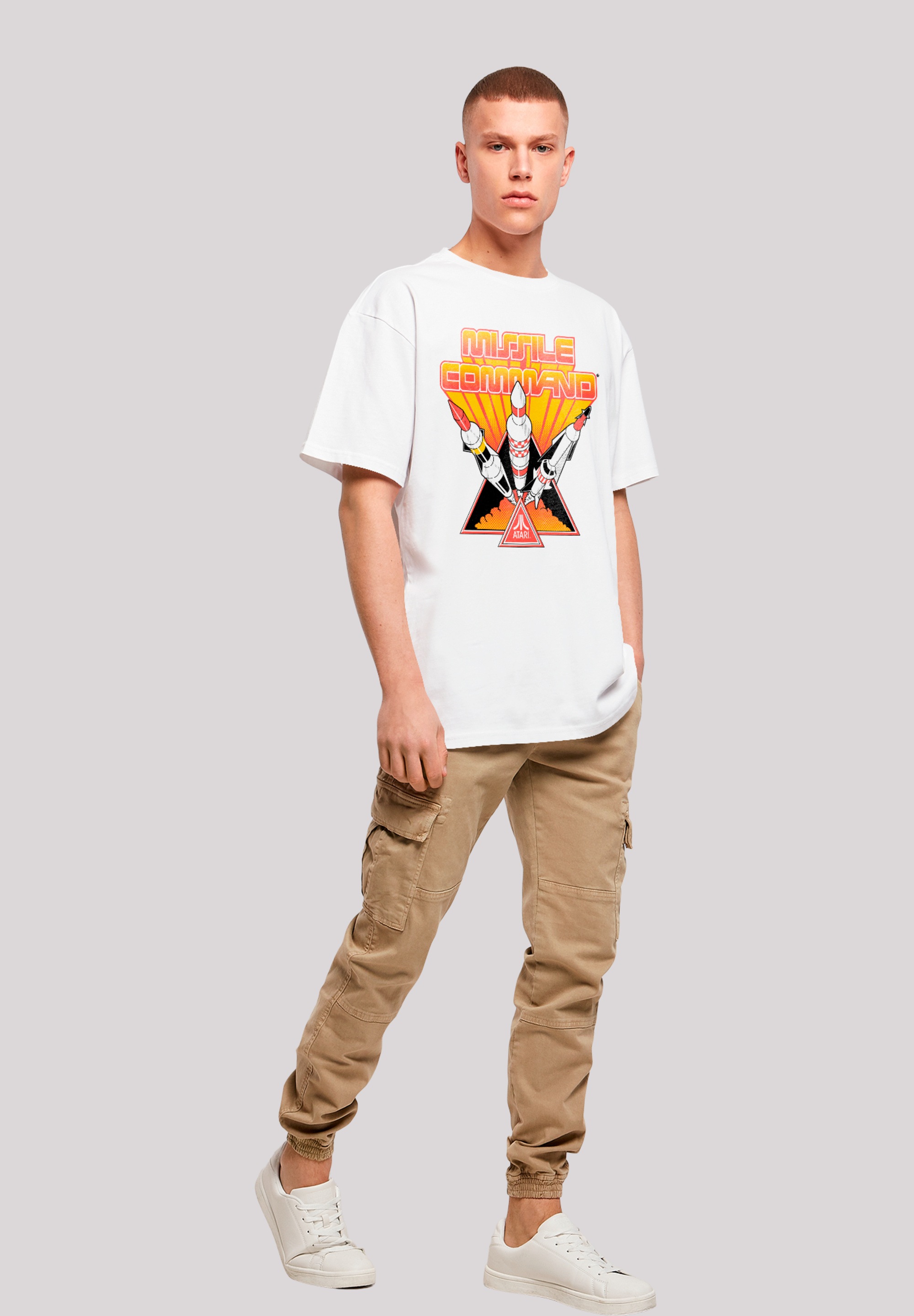 F4NT4STIC T-Shirt »Arcade Triple Shot Atari Retro Gaming«, Premium Qualität