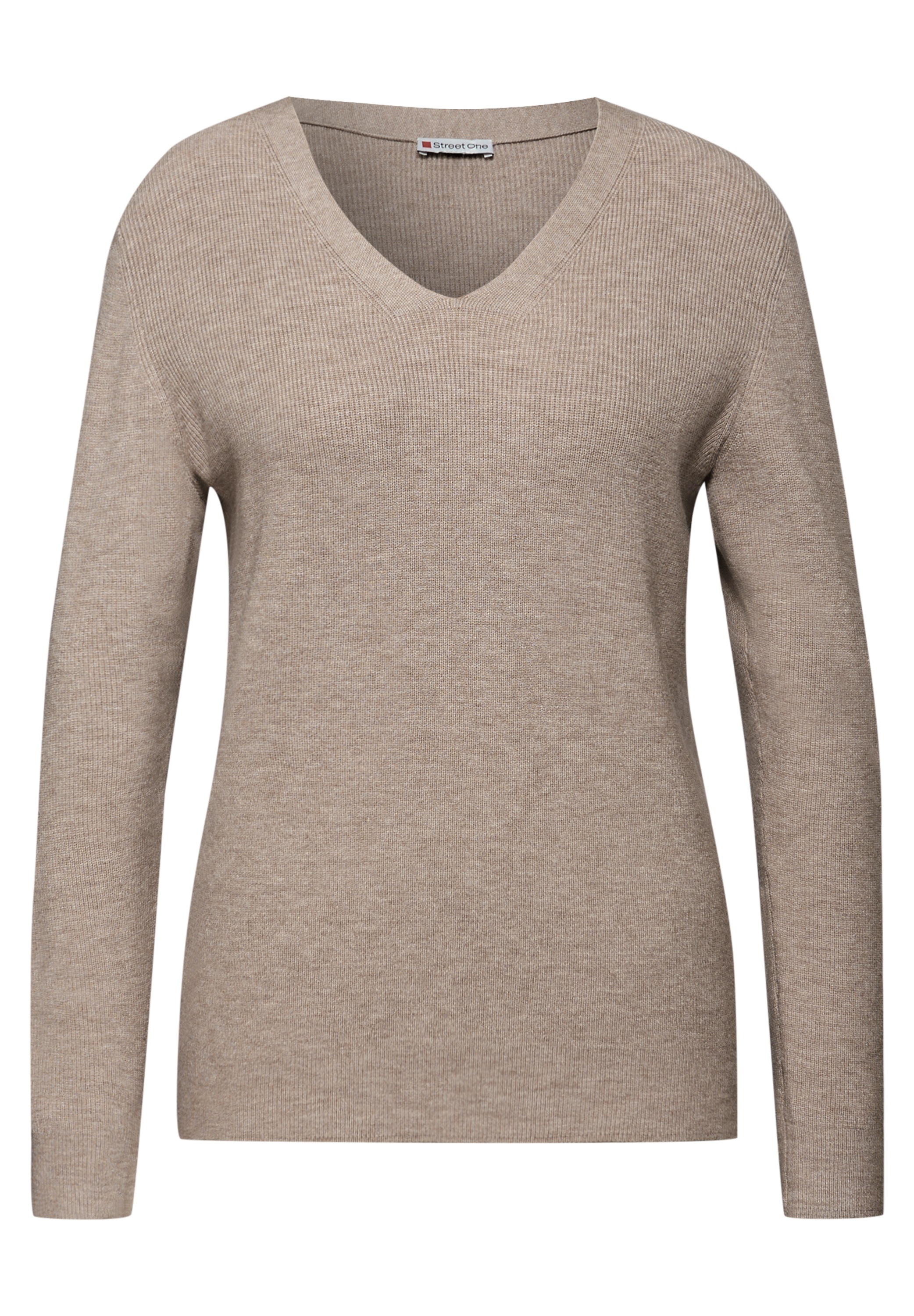 STREET ONE Strickpullover, aus softem Materialmix