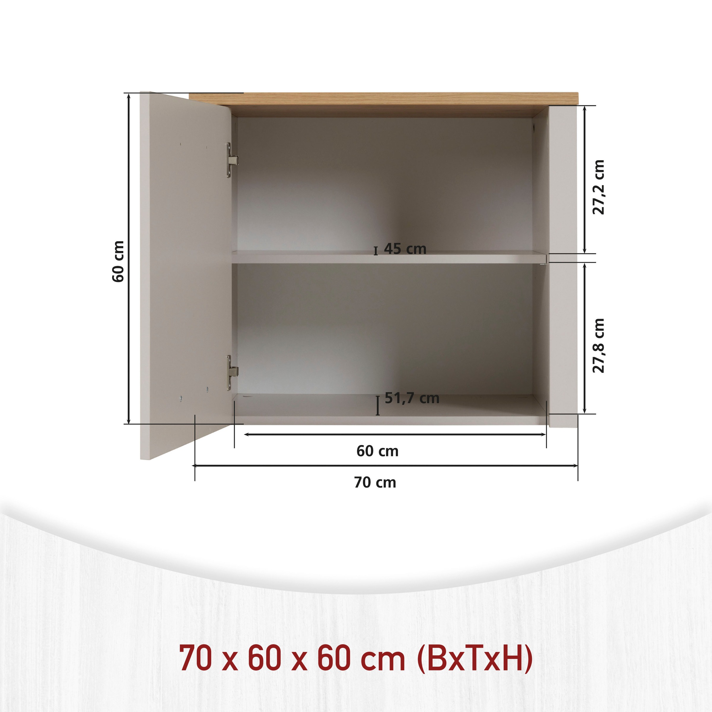 Inter Link Küchenzeile »Pienza, Einbauküche, Küchenblock, Küchenmodul, Kompaktküche« Ohne E-Geräte für Spülmaschine Kochfeld Backofen Kühlschrank B: 300 cm