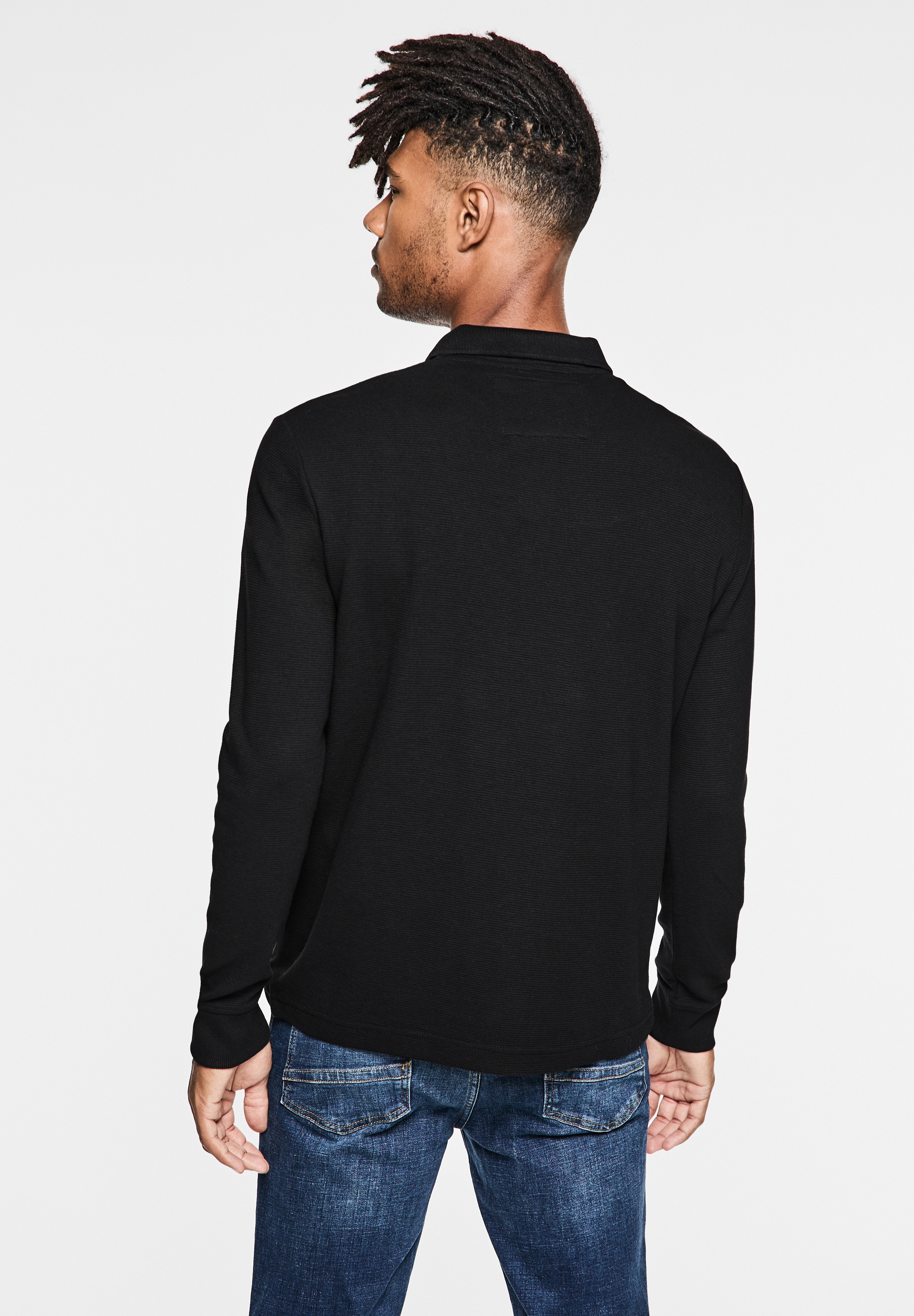 STREET ONE MEN Longpullover, im soften Baumwoll-Mix günstig online kaufen