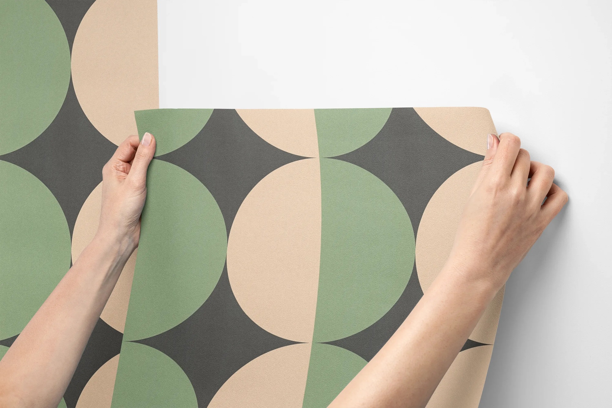 A.S. Création Vliestapete »Retro Geo Kreise« 3D-Optik leicht strukturiert Vliestapete Retro geometrisch Kreise, versch. Farben