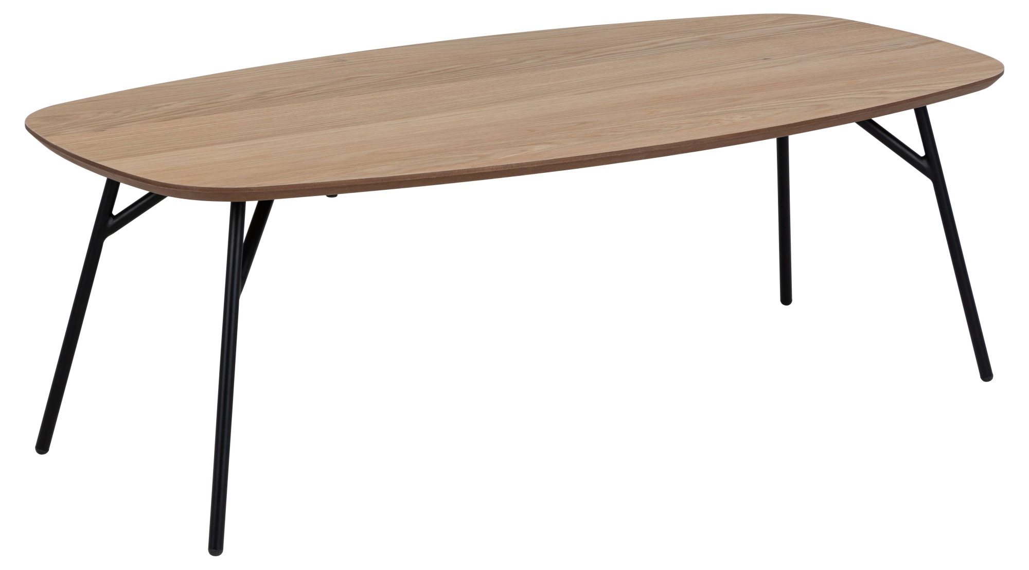 ACTONA GROUP Couchtisch "Caracas", mit Eiche Furnier, geölt, Gestell aus St günstig online kaufen