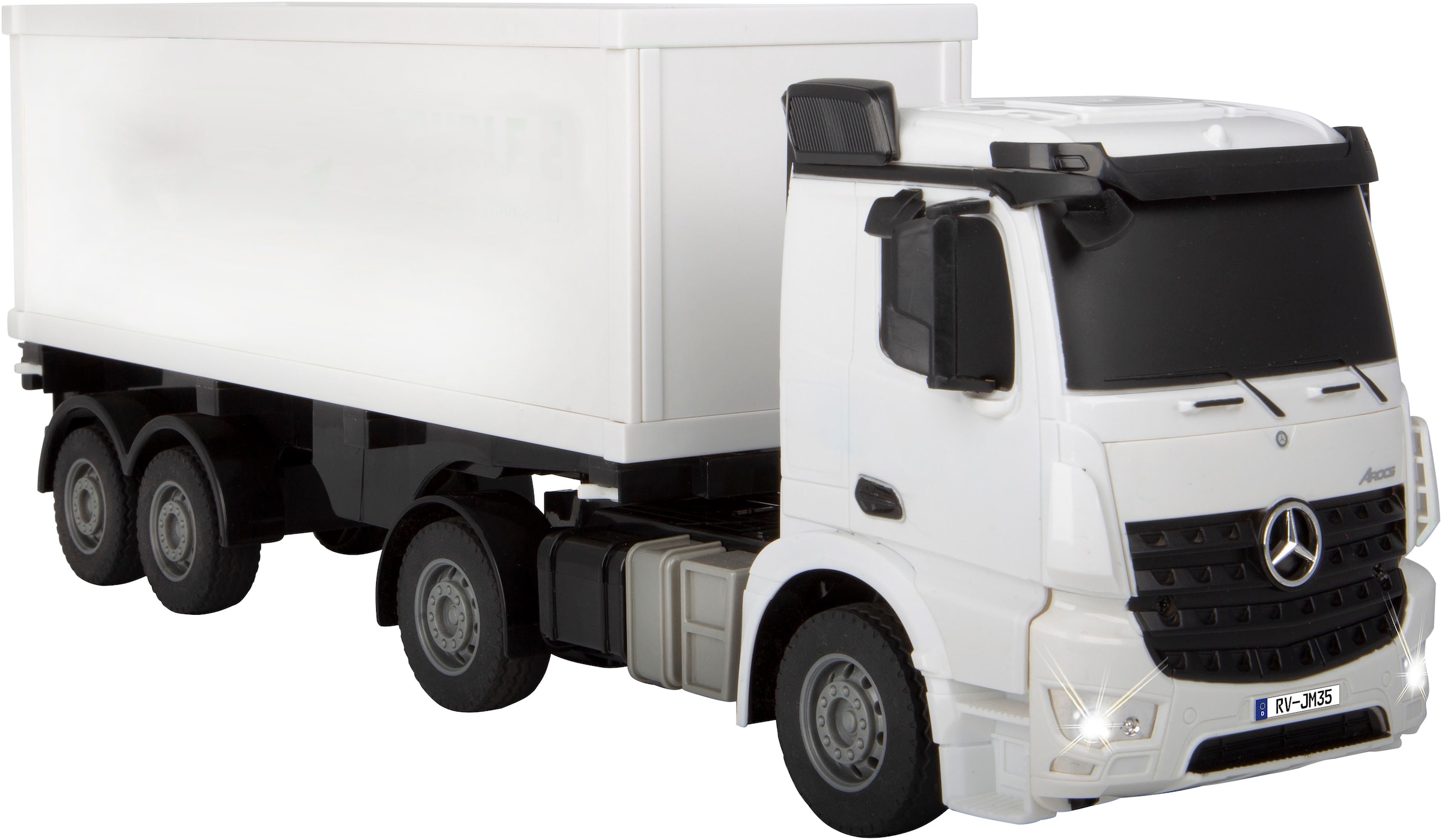 Jamara RC-Auto »Container LKW Mercedes-Benz Arocs 1:26 2,4GHz«, mit LED Licht