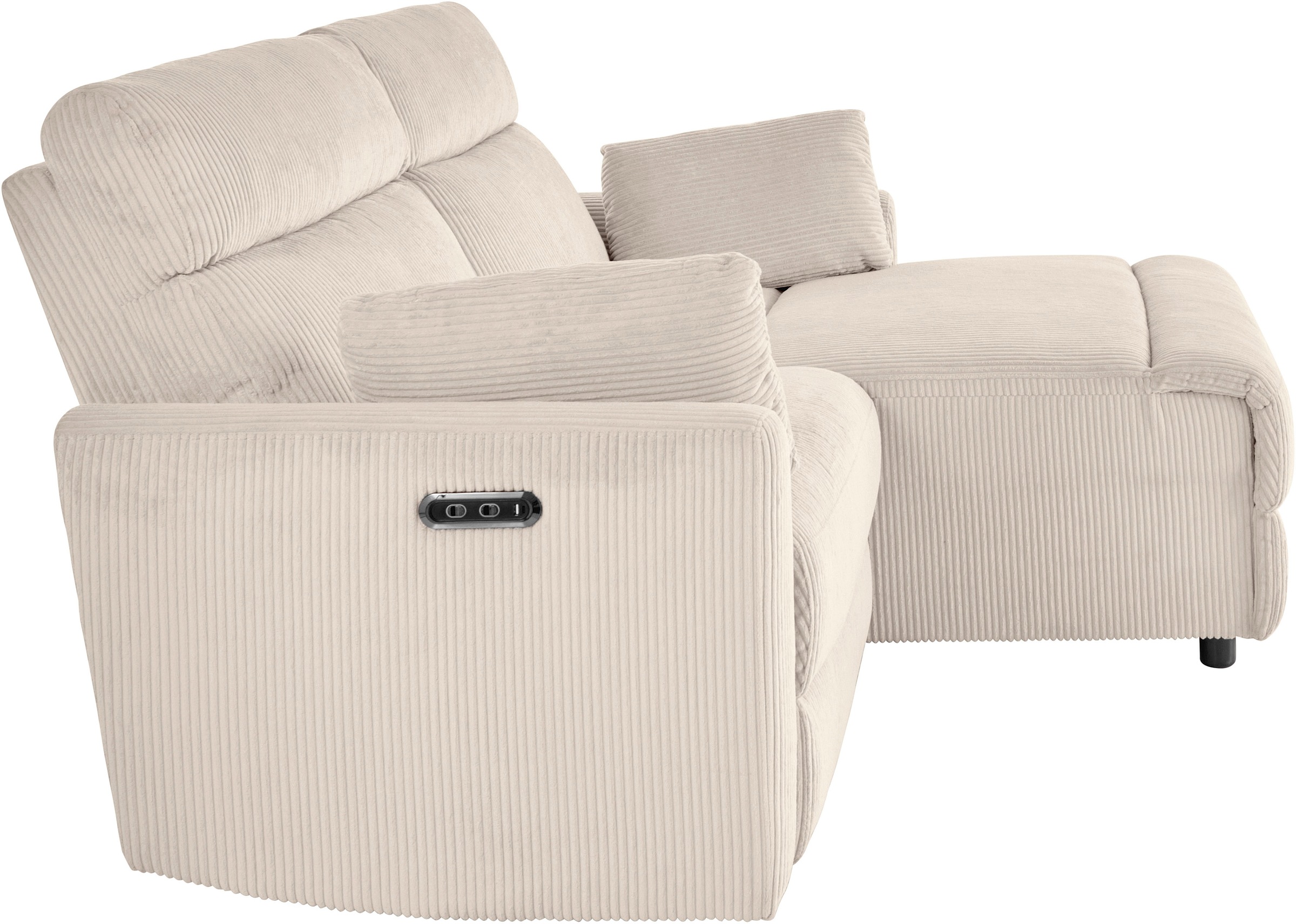 INOSIGN Ecksofa "JENNA, L-Form, 209cm, manuelle u. elektrische Funktion, mi günstig online kaufen