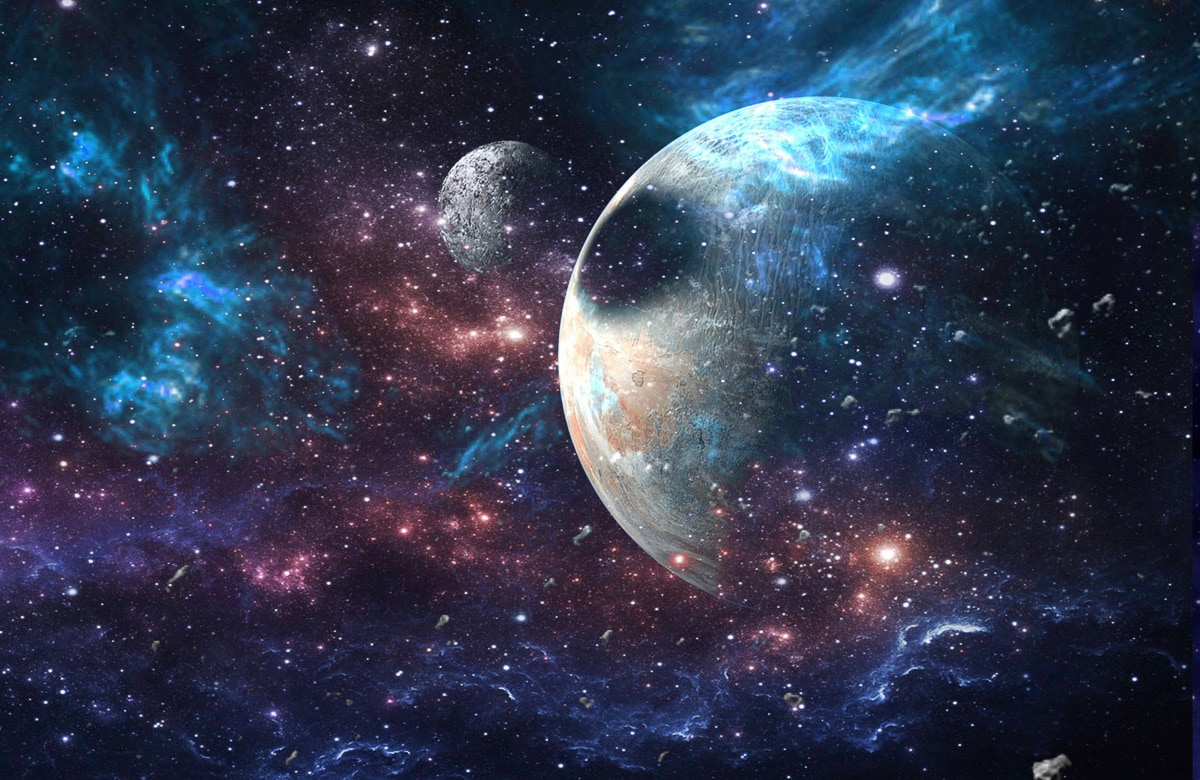 Papermoon Fototapete "WELTALL SPACE ERDE PLANET"