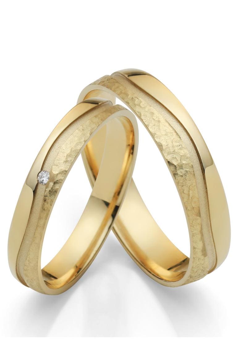 Firetti Trauring »Schmuck Geschenk Gold 750 Hochzeit Ehering "LIEBE"«, Made in Germany, wahlweise mit oder ohne Brillant