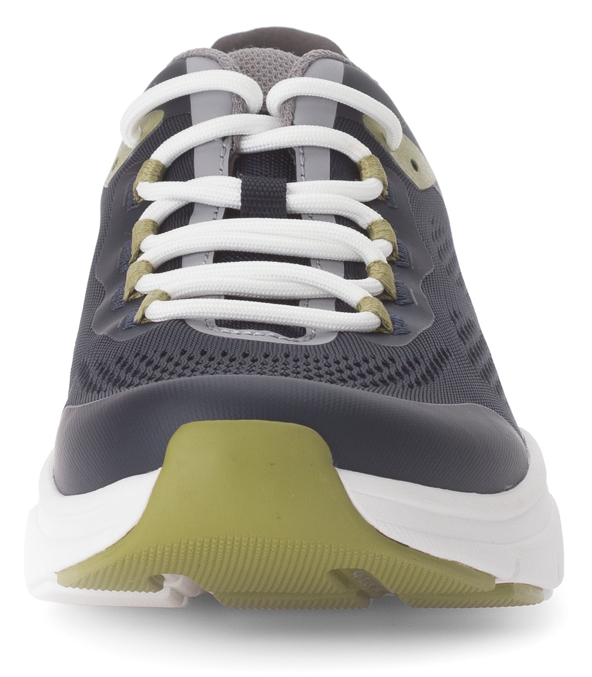 Gabor Rollingsoft Keilsneaker, Freizeitschuh, Halbschuh, Schnürschuh mit Kontrastbesätzen, Weite G
