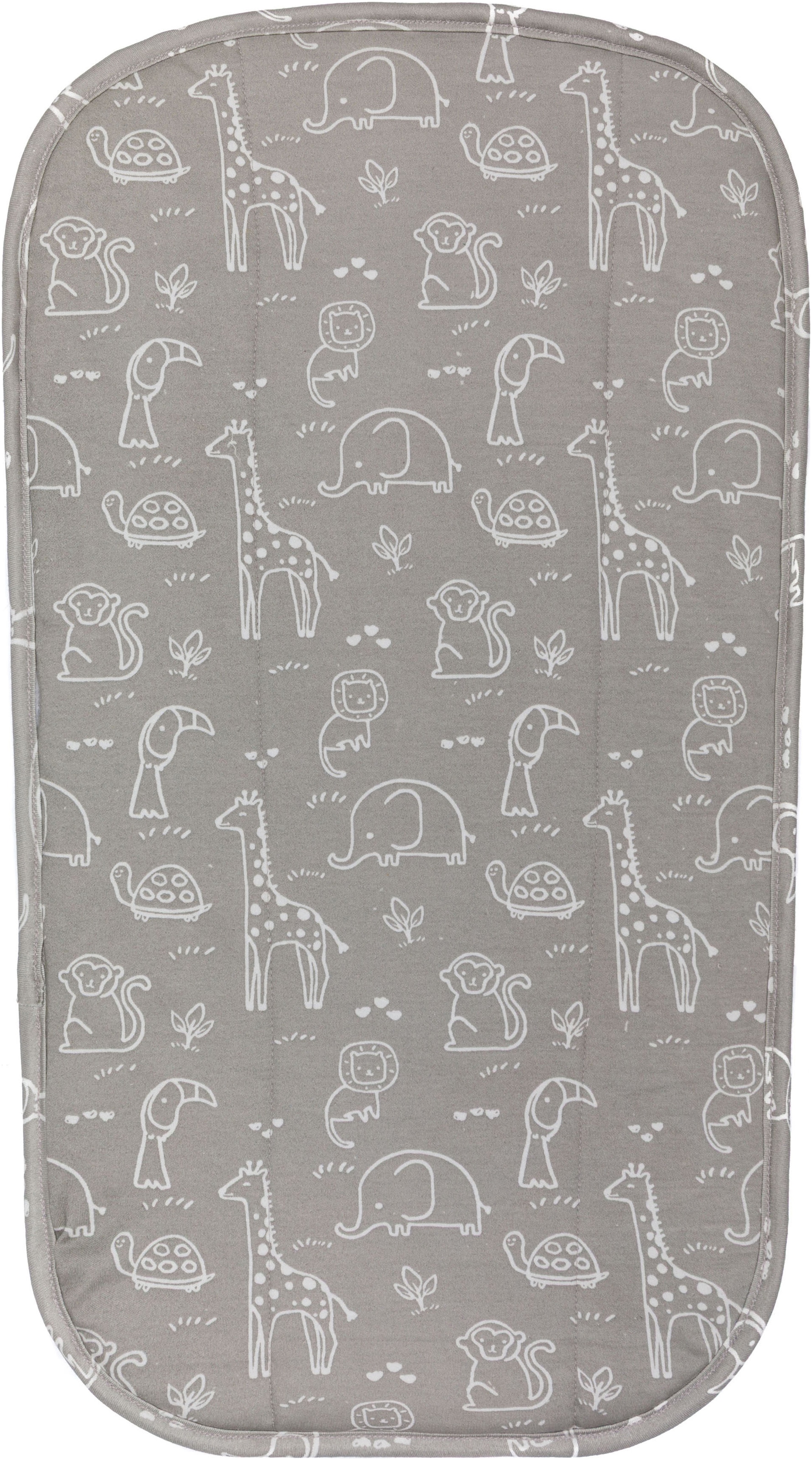 Wickelauflage FILLIKID, B:36cm L:61cmgrau, Frottee, Wickelauflagen, für Wickelmulde Soft Care